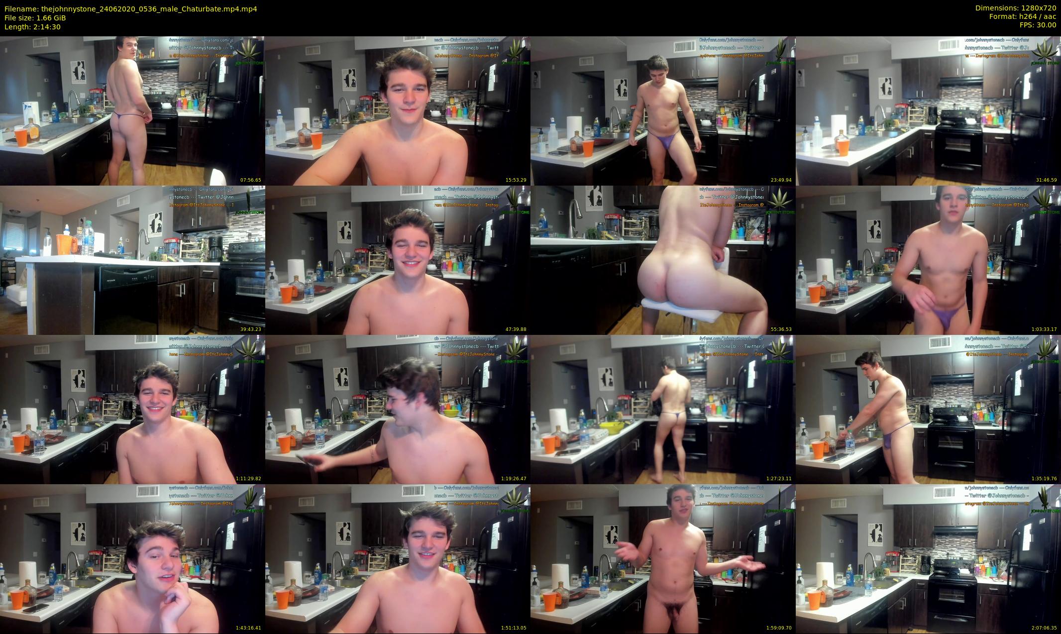 thejohnnystone — 135 minute Chaturbate male cam show recording, 720p, Jun 24, 2020