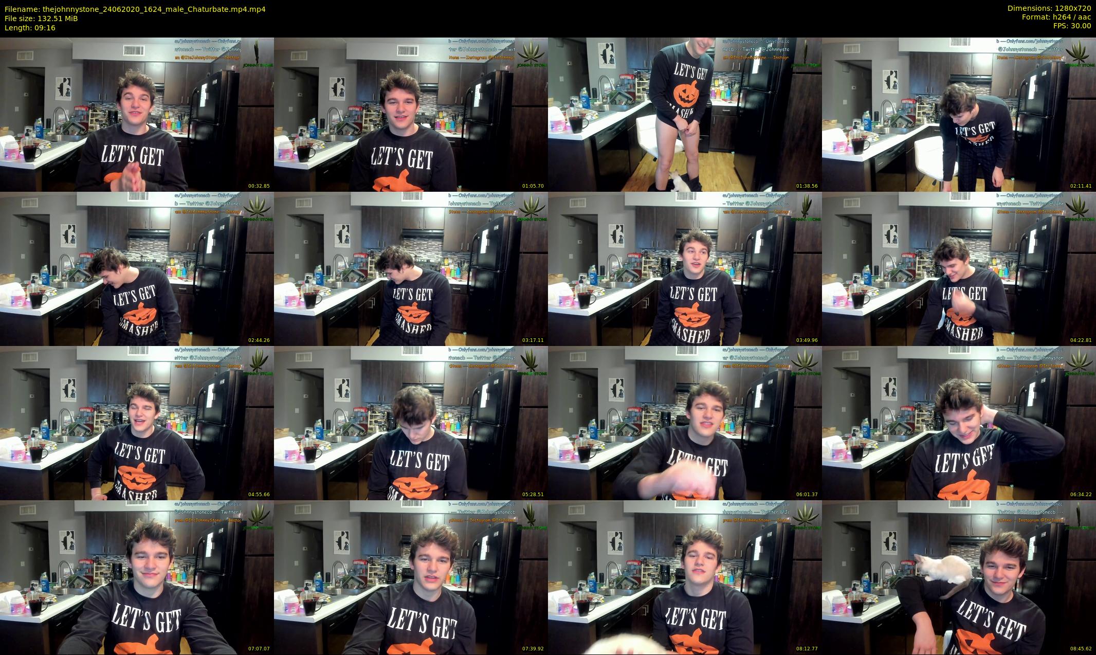 thejohnnystone — 10 minute Chaturbate male cam show recording, 720p, Jun 24, 2020