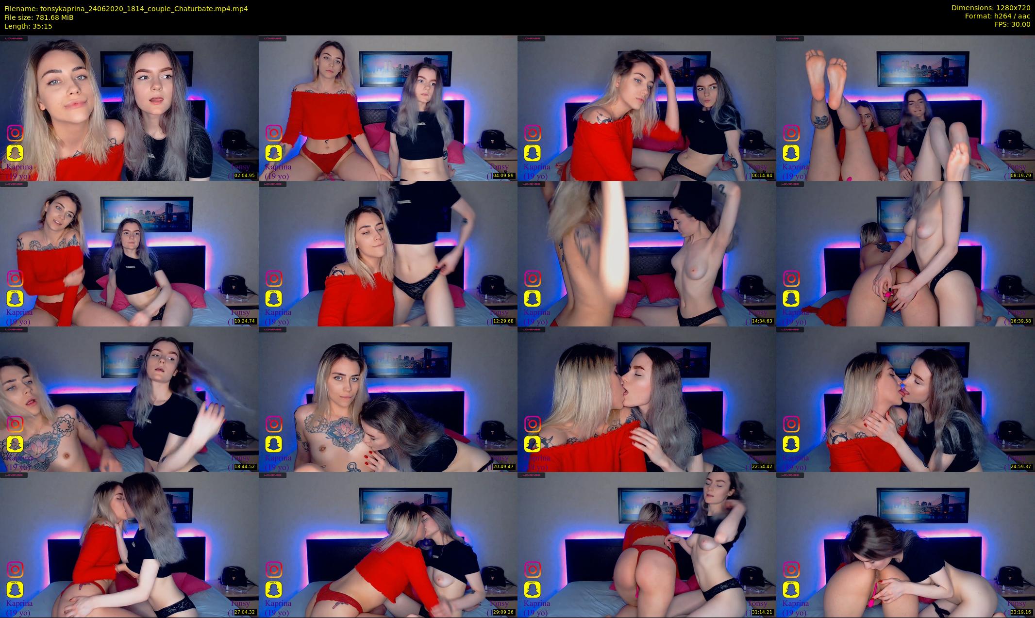 tonsykaprina — 36 minute Chaturbate couple cam show recording, 720p, Jun 24, 2020