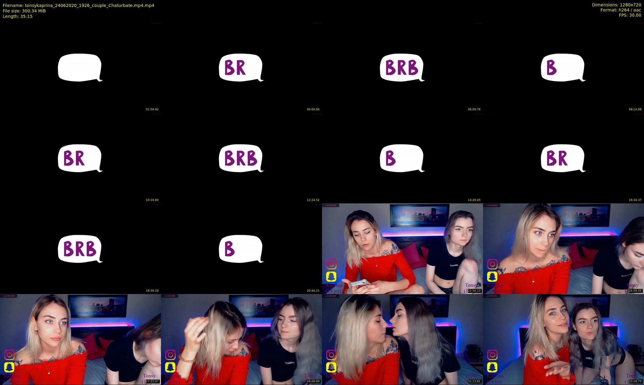 tonsykaprina — 36 minute Chaturbate couple cam show recording, 720p, Jun 24, 2020