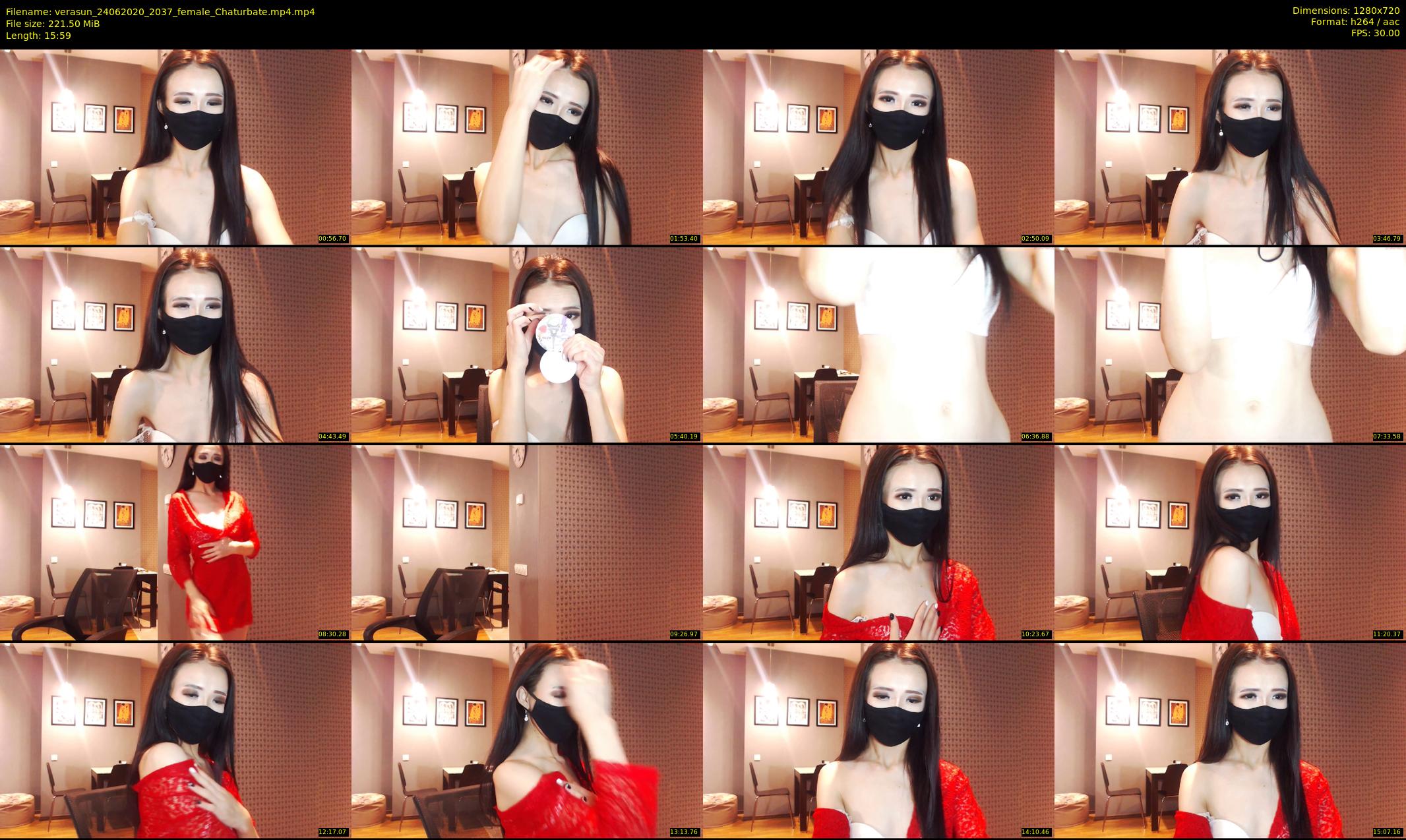 verasun — 16 minute Chaturbate female cam show recording, 720p, Jun 24, 2020