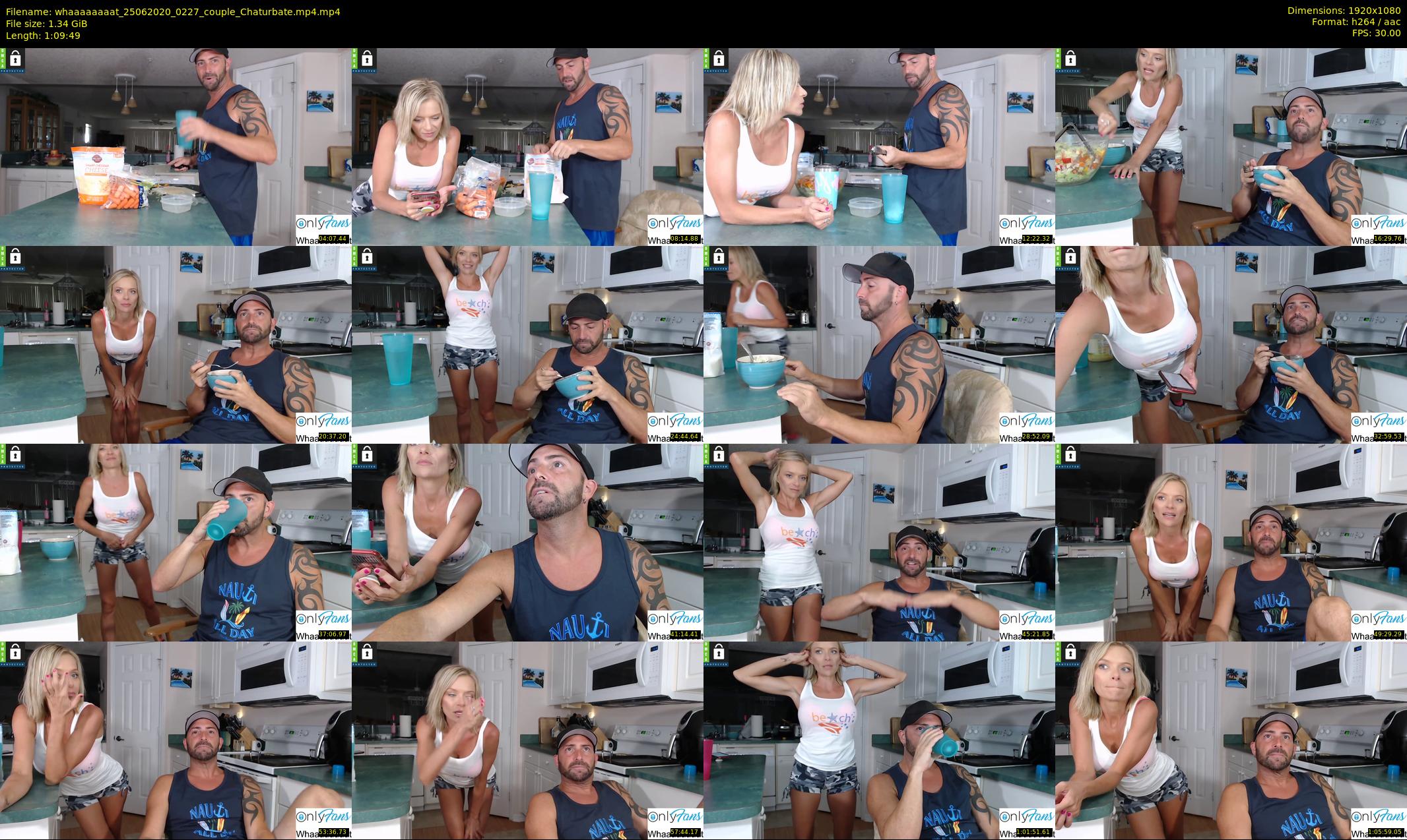 whaaaaaaaat — 70 minute Chaturbate couple cam show recording, 1080p, Jun 25, 2020