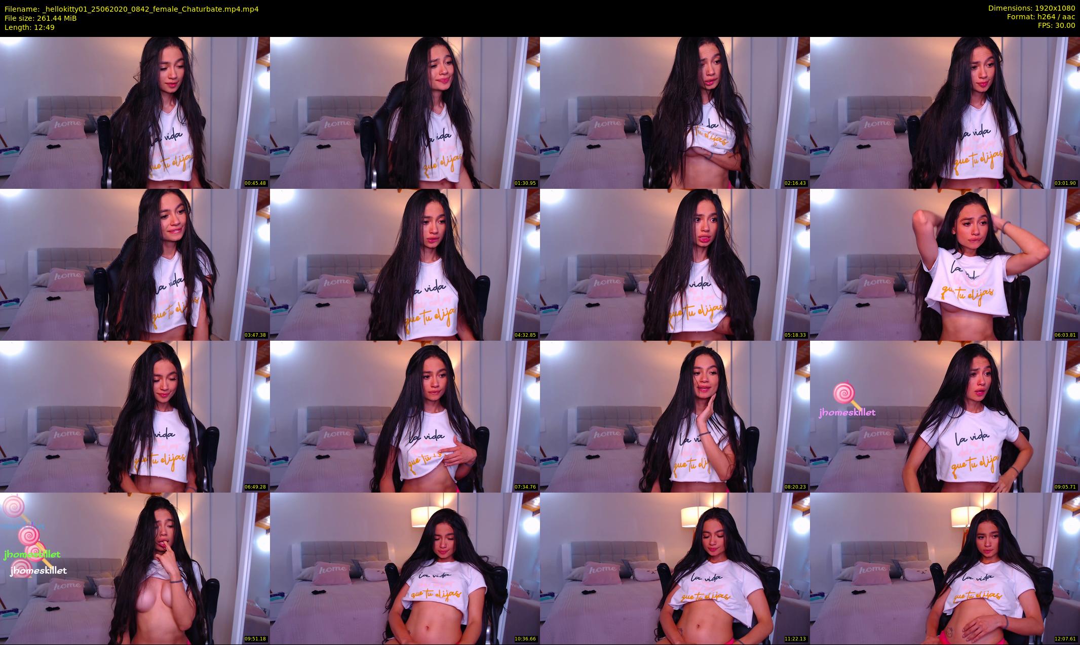 _hellokitty01 — 13 minute Chaturbate female cam show recording, 1080p, Jun 25, 2020
