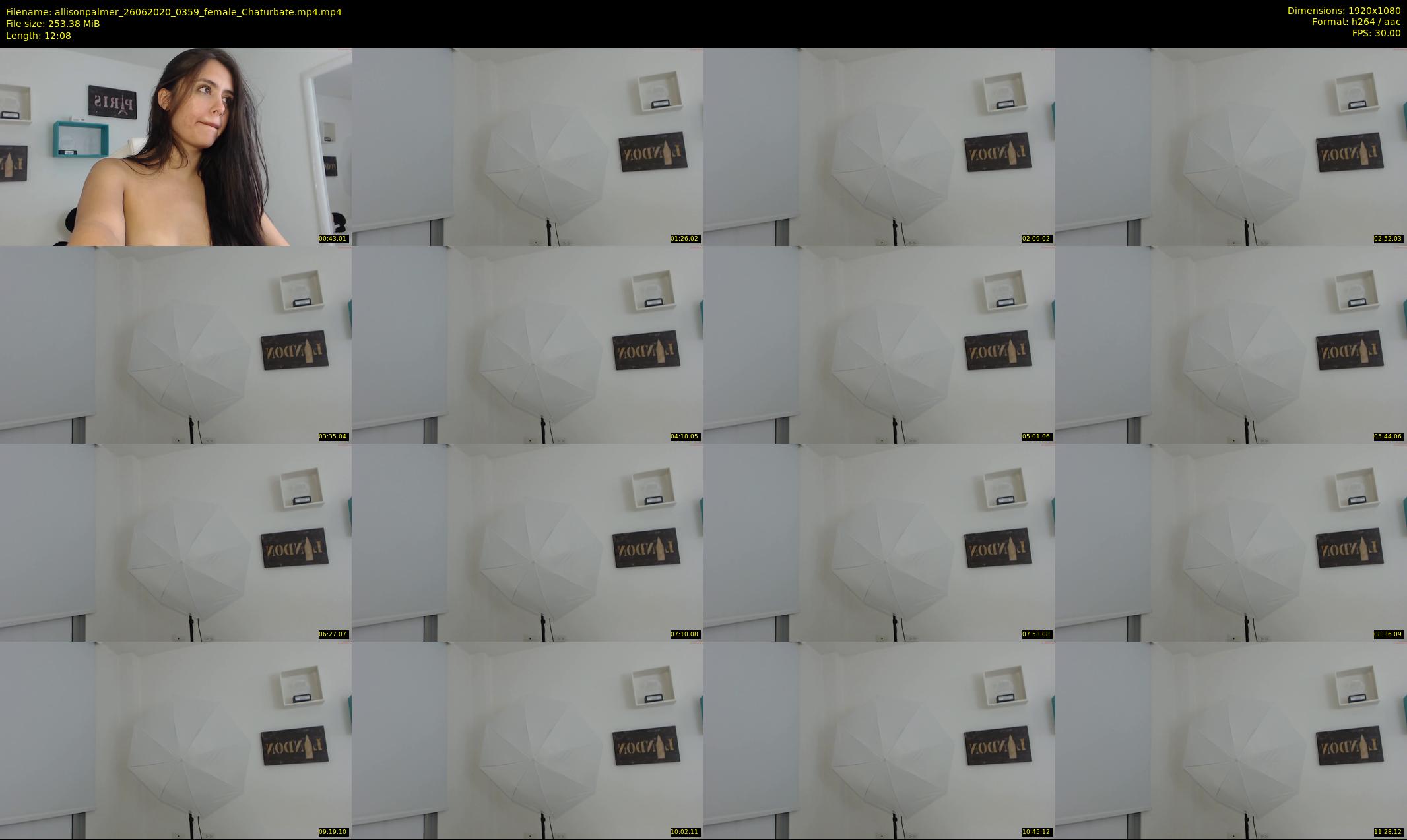allisonpalmer — 13 minute Chaturbate female cam show recording, 1080p, Jun 26, 2020