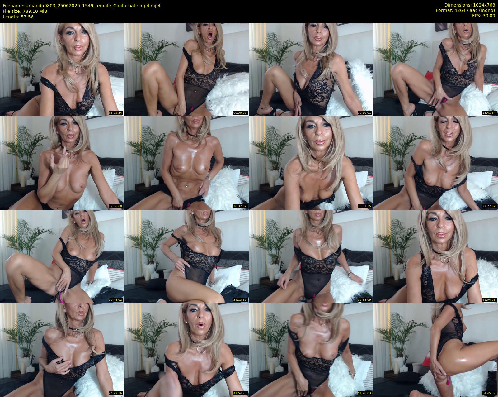 amanda0803 — 58 minute Chaturbate female cam show recording, 720p, Jun 25, 2020