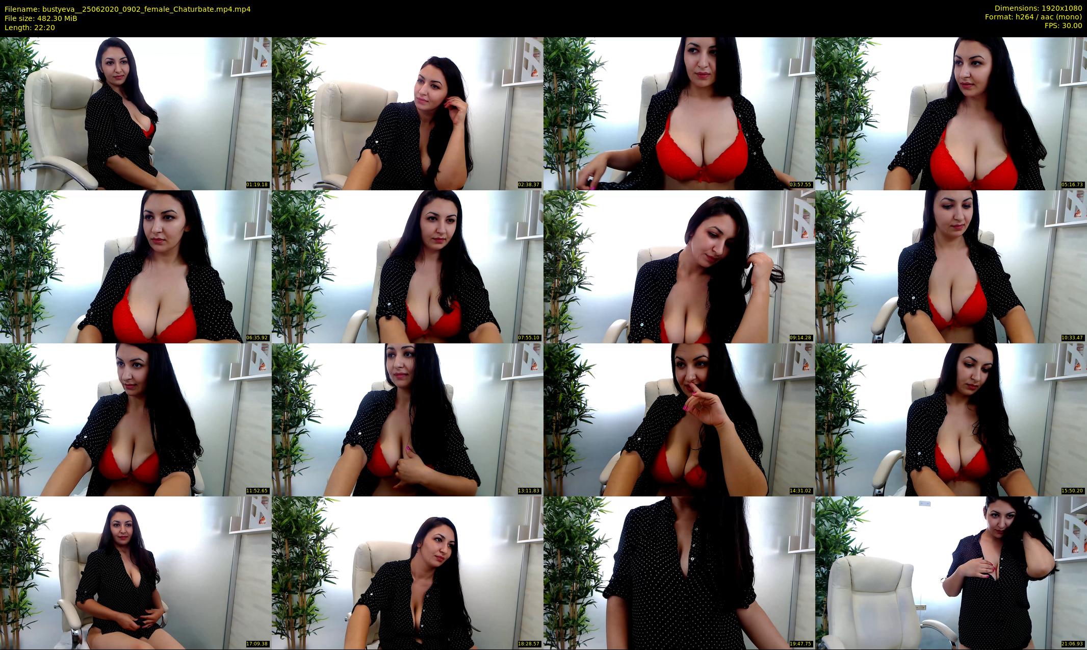 bustyeva_ — 23 minute Chaturbate female cam show recording, 1080p, Jun 25, 2020