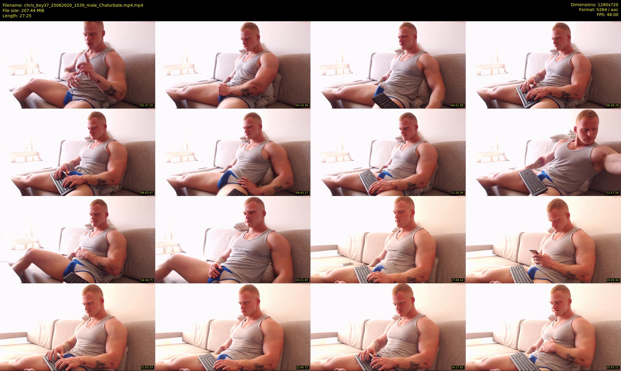 chris_boy37 — 28 minute Chaturbate male cam show recording, 720p, Jun 25, 2020