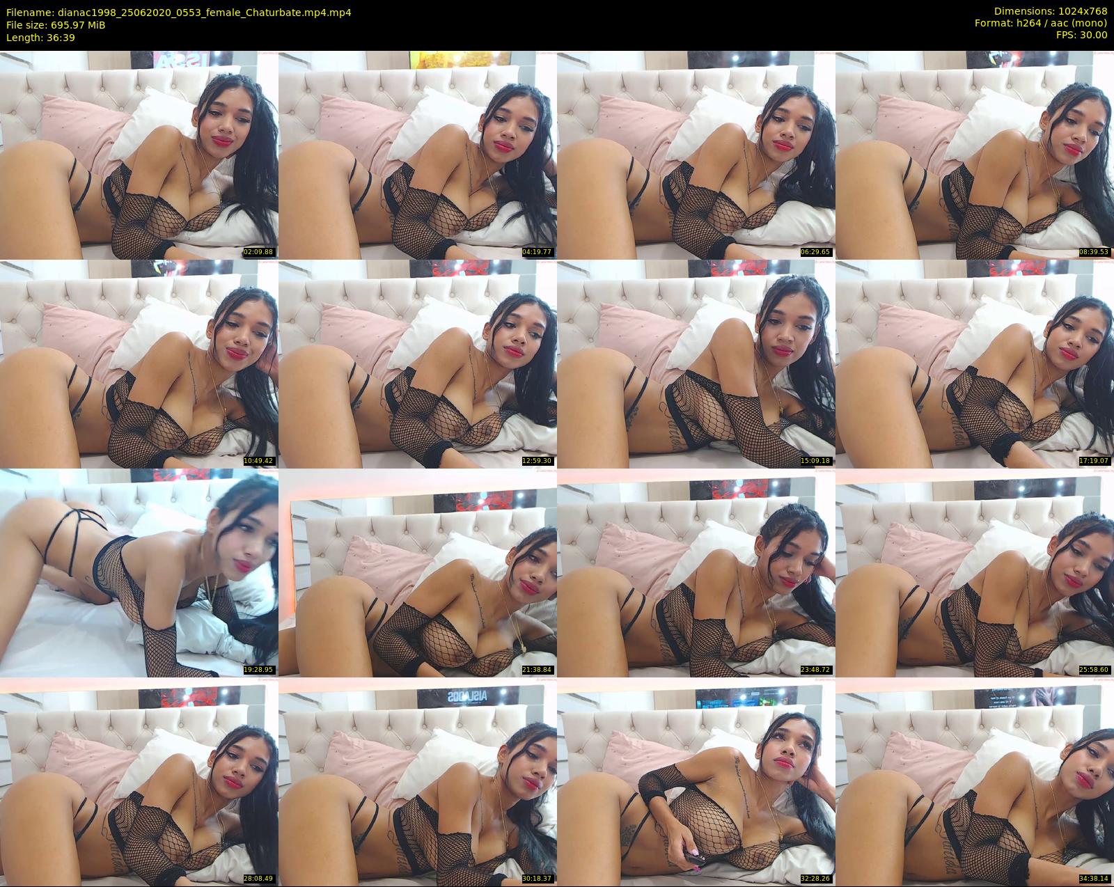 dianac1998 — 37 minute Chaturbate female cam show recording, 720p, Jun 25, 2020