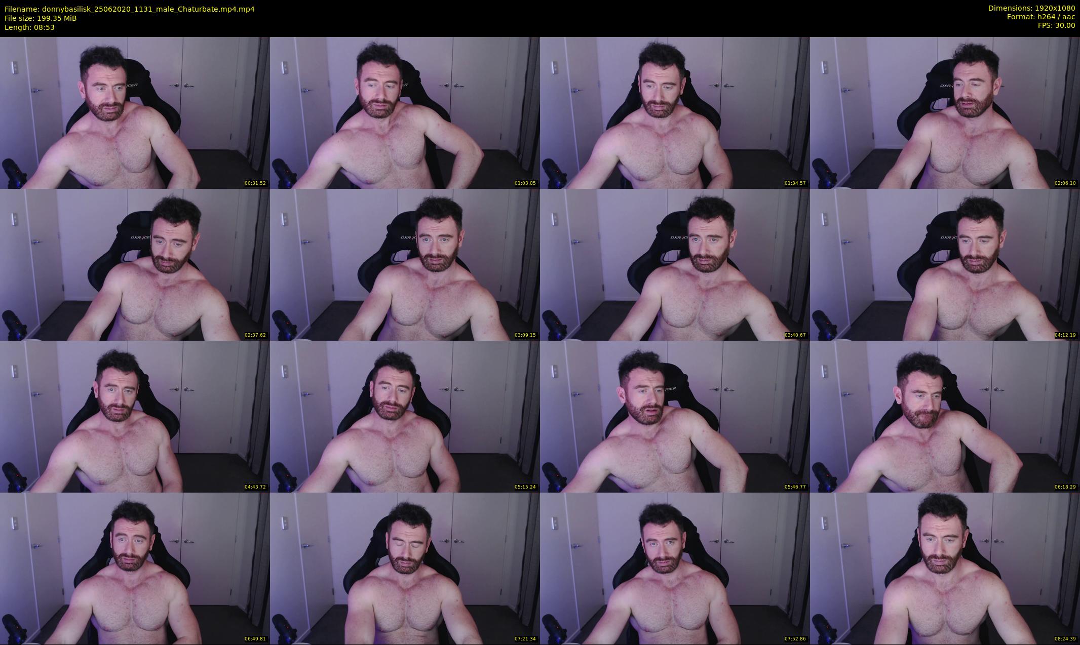 donnybasilisk — 9 minute Chaturbate male cam show recording, 1080p, Jun 25, 2020