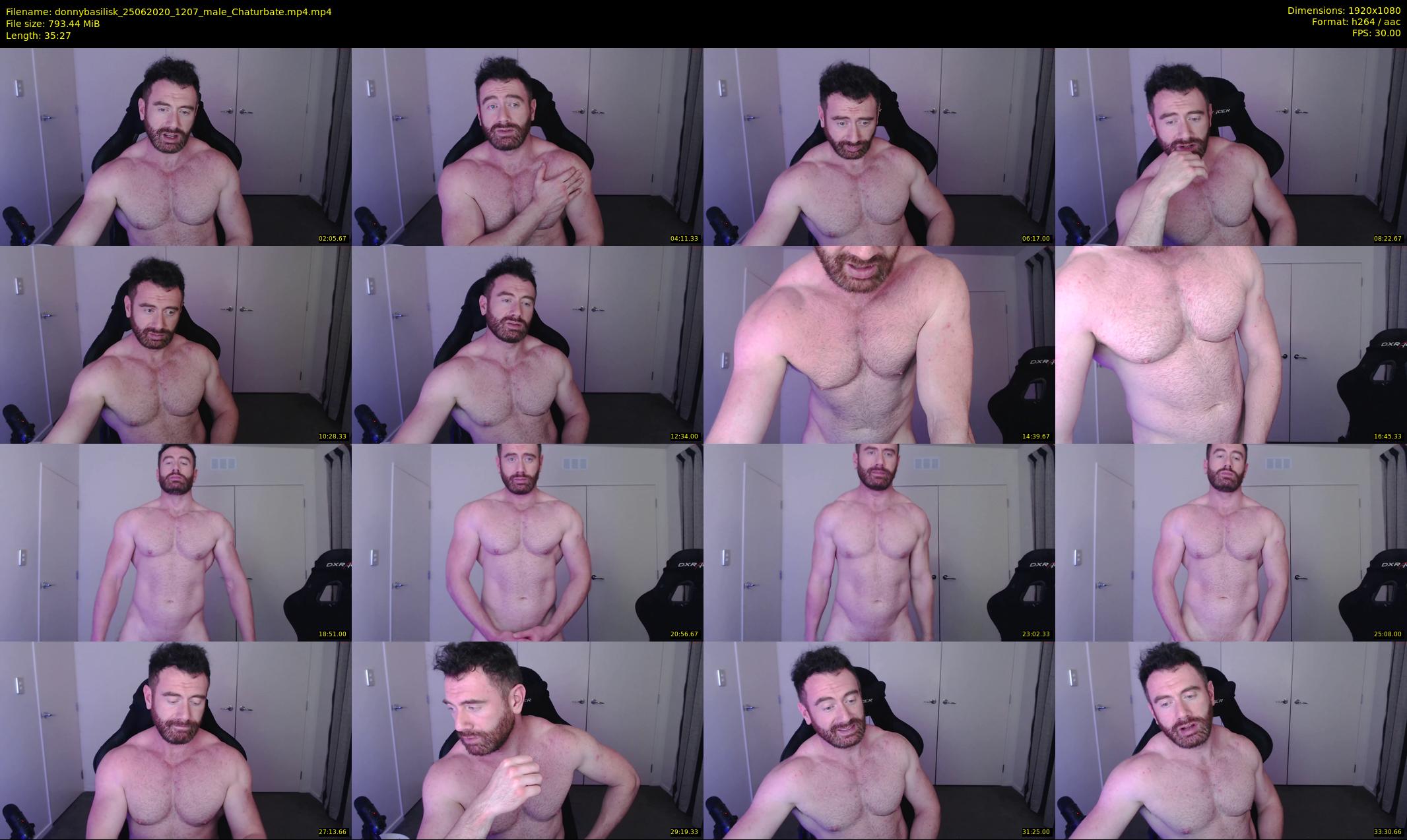 donnybasilisk — 36 minute Chaturbate male cam show recording, 1080p, Jun 25, 2020