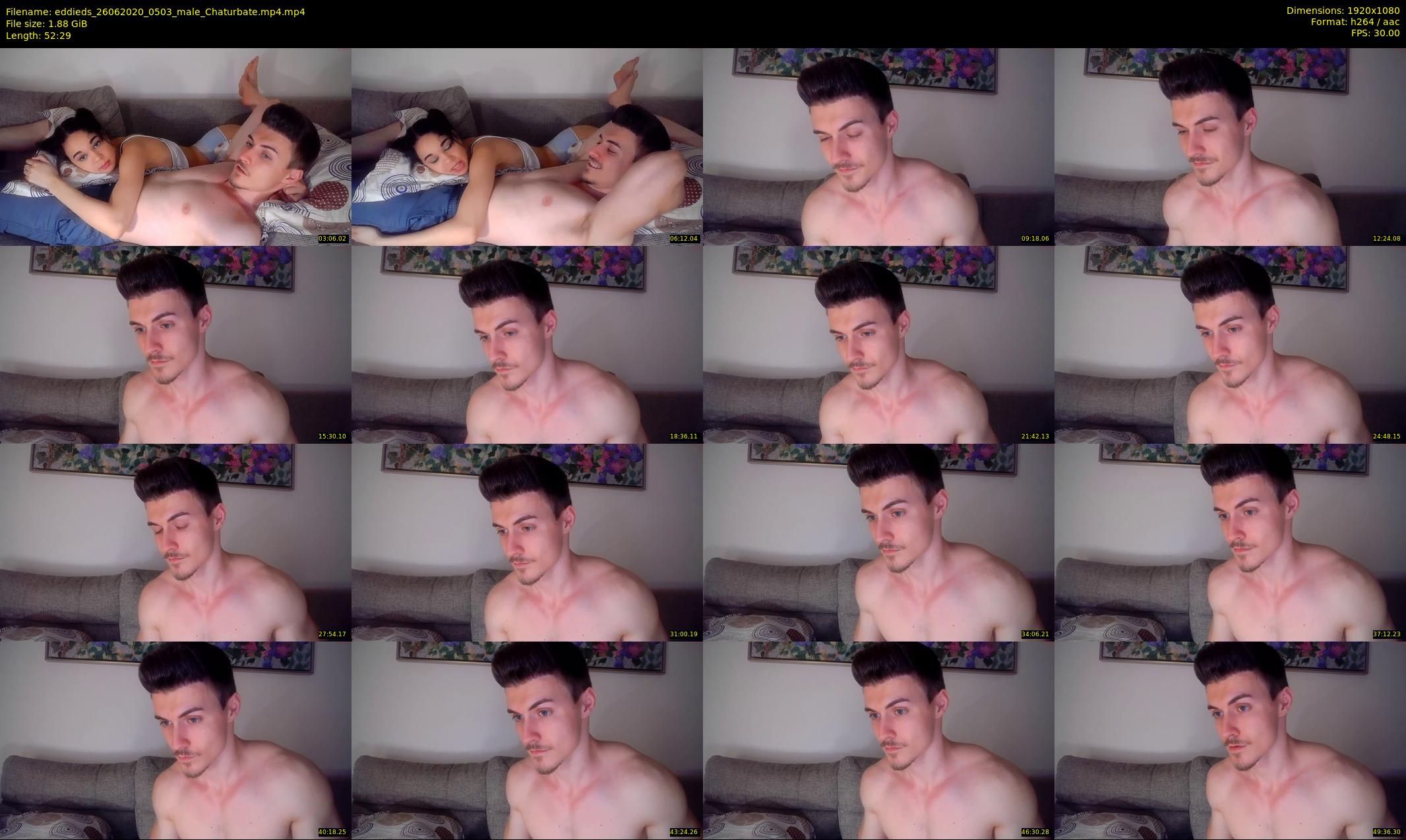eddieds — 53 minute Chaturbate male cam show recording, 1080p, Jun 26, 2020