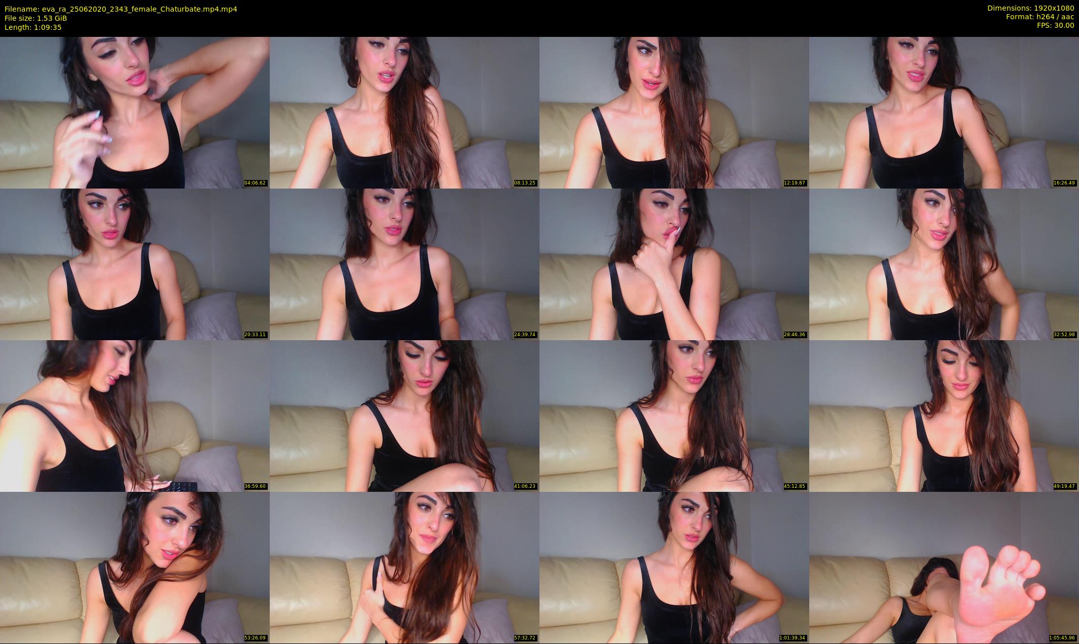 eva_ra — 70 minute Chaturbate female cam show recording, 1080p, Jun 25, 2020