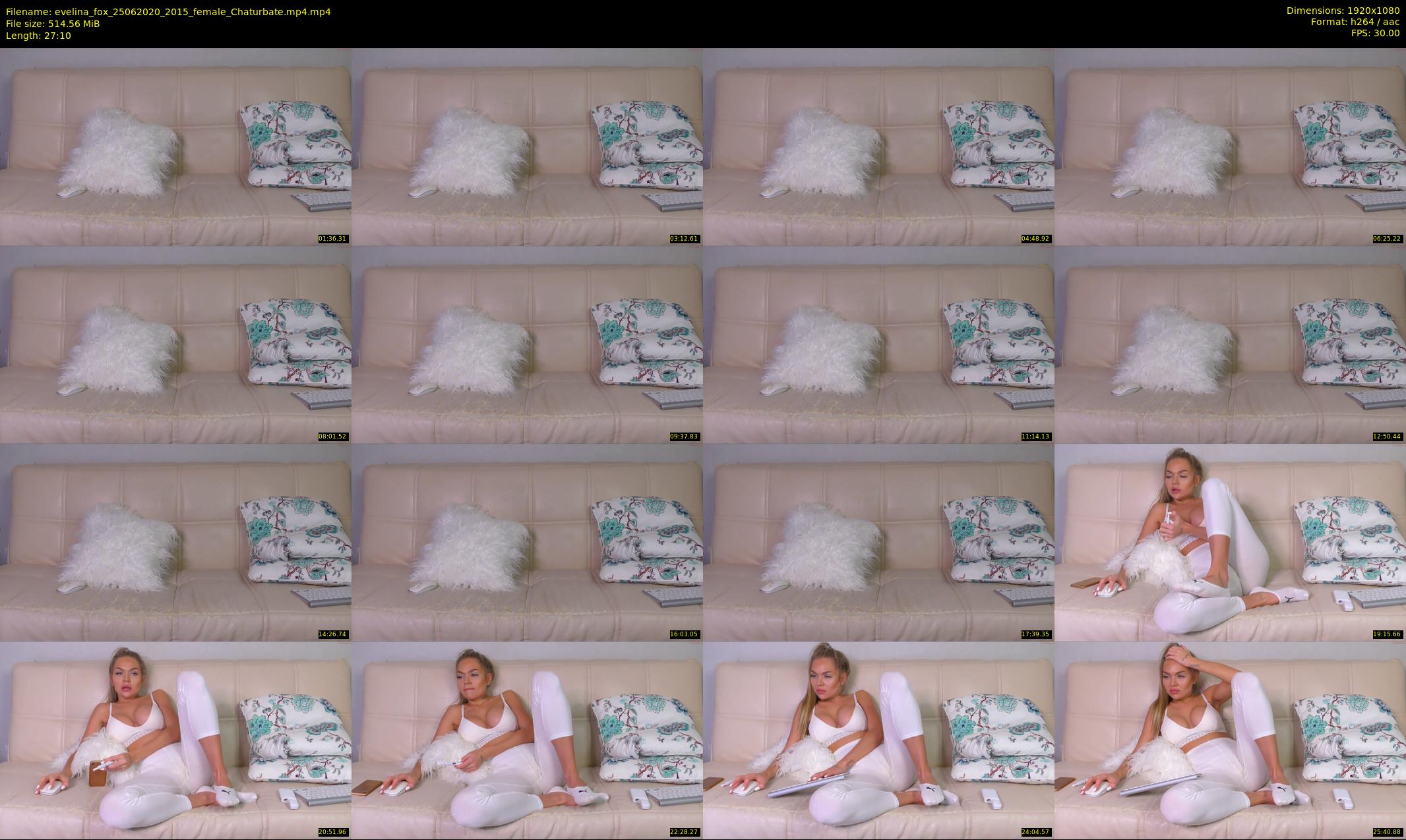 evelina_fox — 28 minute Chaturbate female cam show recording, 1080p, Jun 25, 2020