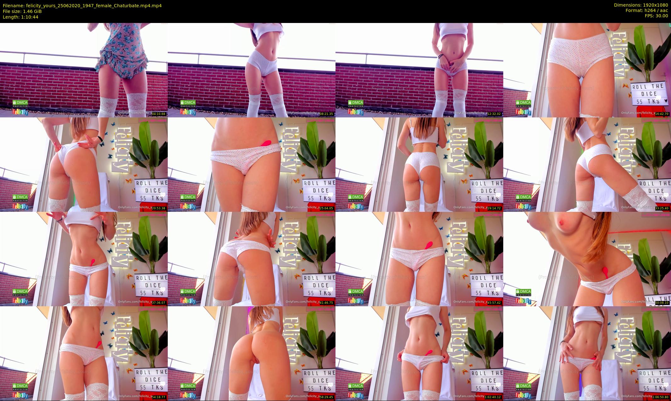 felicity_yours — 71 minute Chaturbate female cam show recording, 1080p, Jun 25, 2020