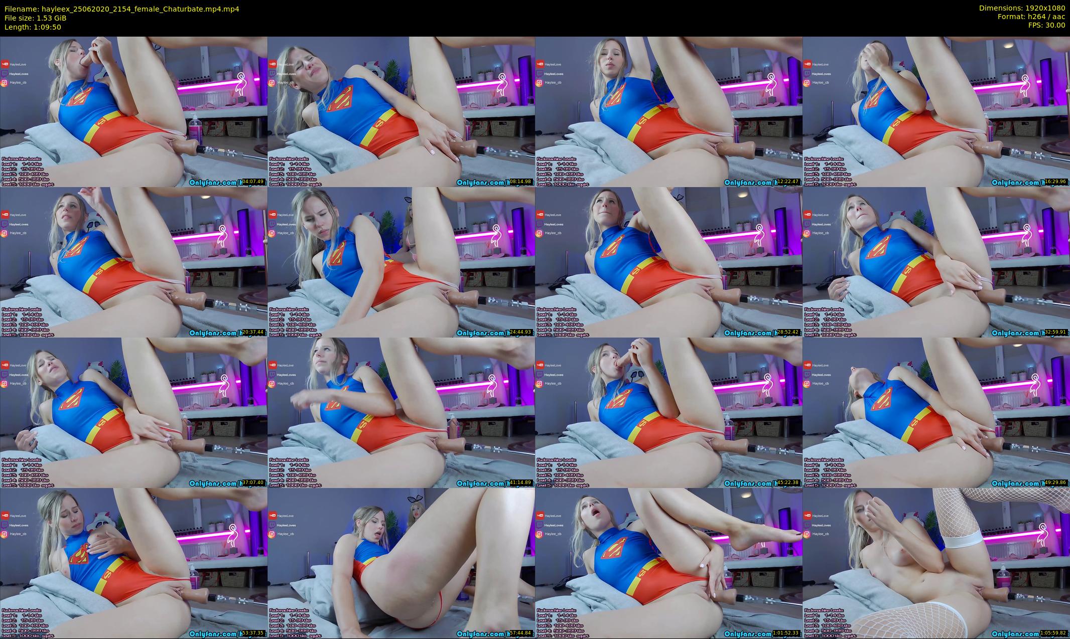 hayleex — 70 minute Chaturbate female cam show recording, 1080p, Jun 25, 2020