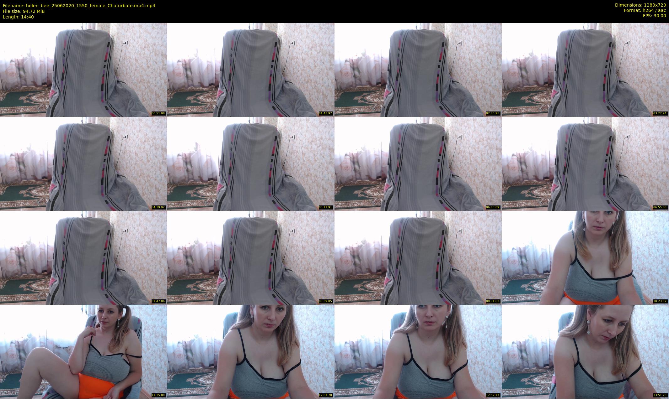 helen_bee — 15 minute Chaturbate female cam show recording, 720p, Jun 25, 2020
