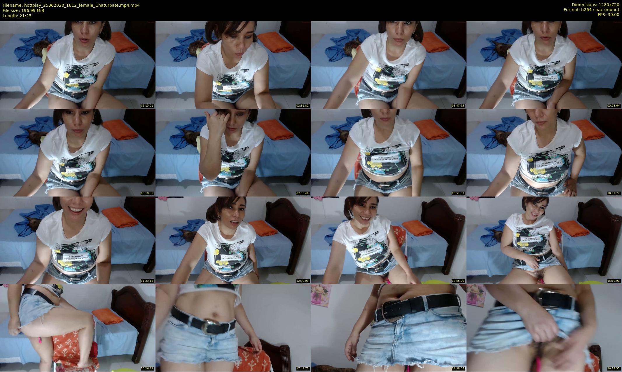 hottplay — 22 minute Chaturbate female cam show recording, 720p, Jun 25, 2020
