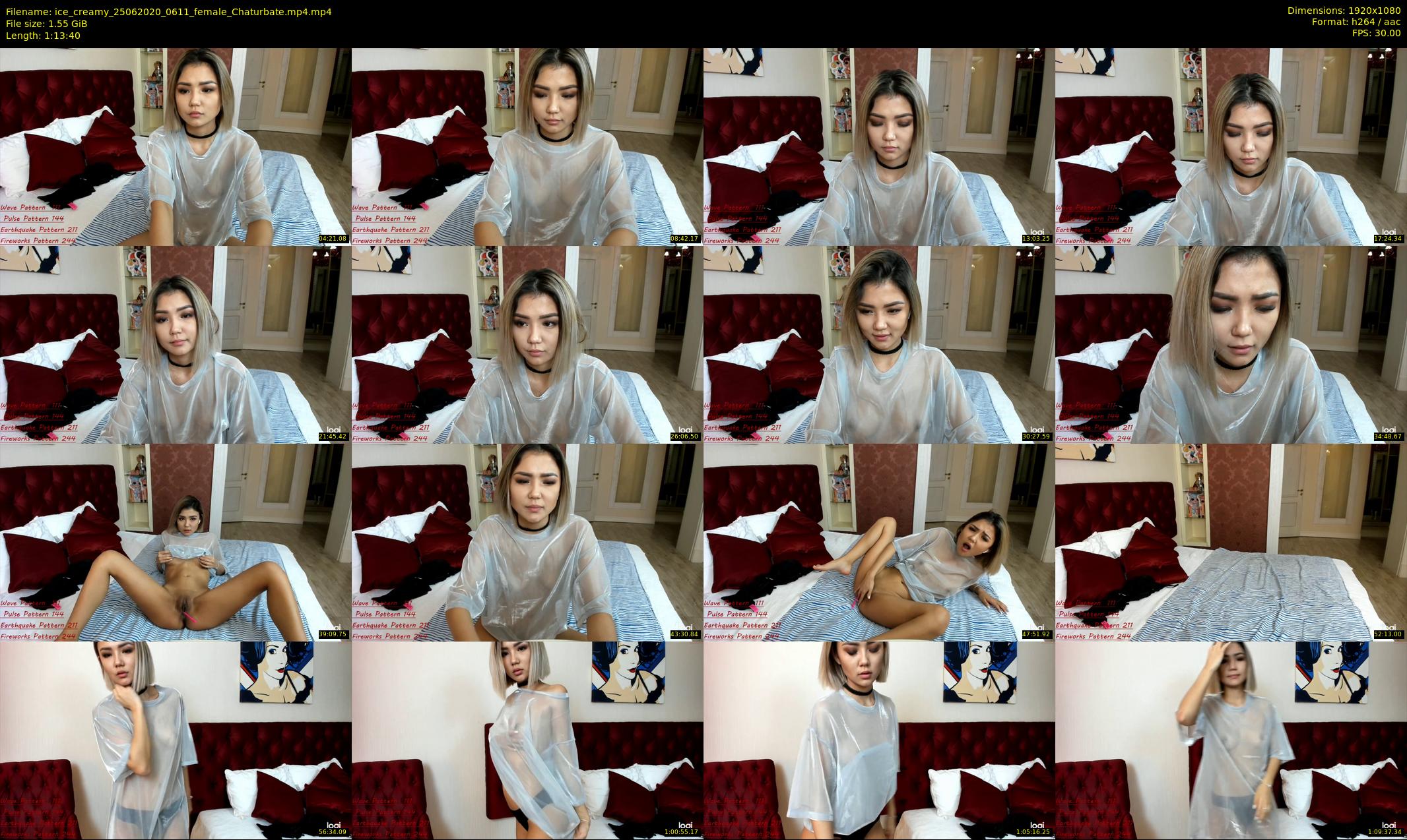 ice_creamy — 74 minute Chaturbate female cam show recording, 1080p, Jun 25, 2020