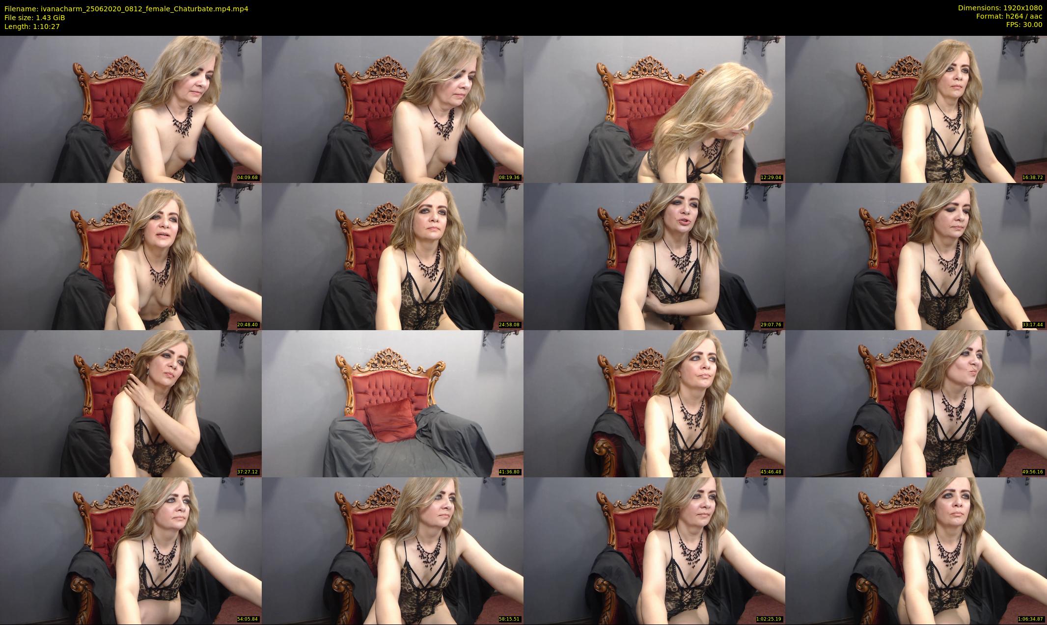 ivanacharm — 71 minute Chaturbate female cam show recording, 1080p, Jun 25, 2020