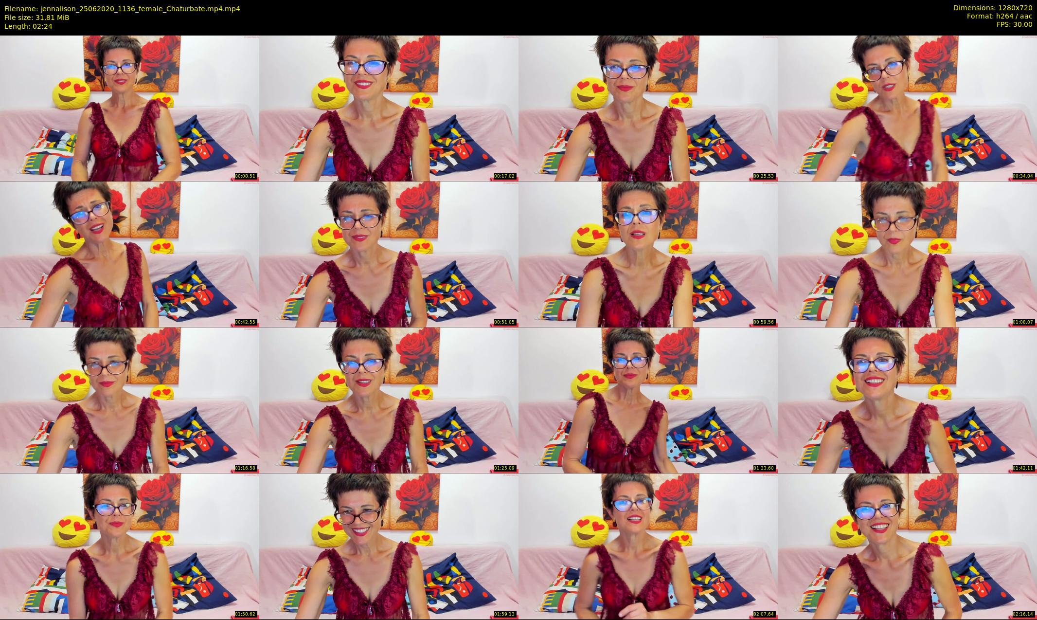 jennalison — 3 minute Chaturbate female cam show recording, 720p, Jun 25, 2020