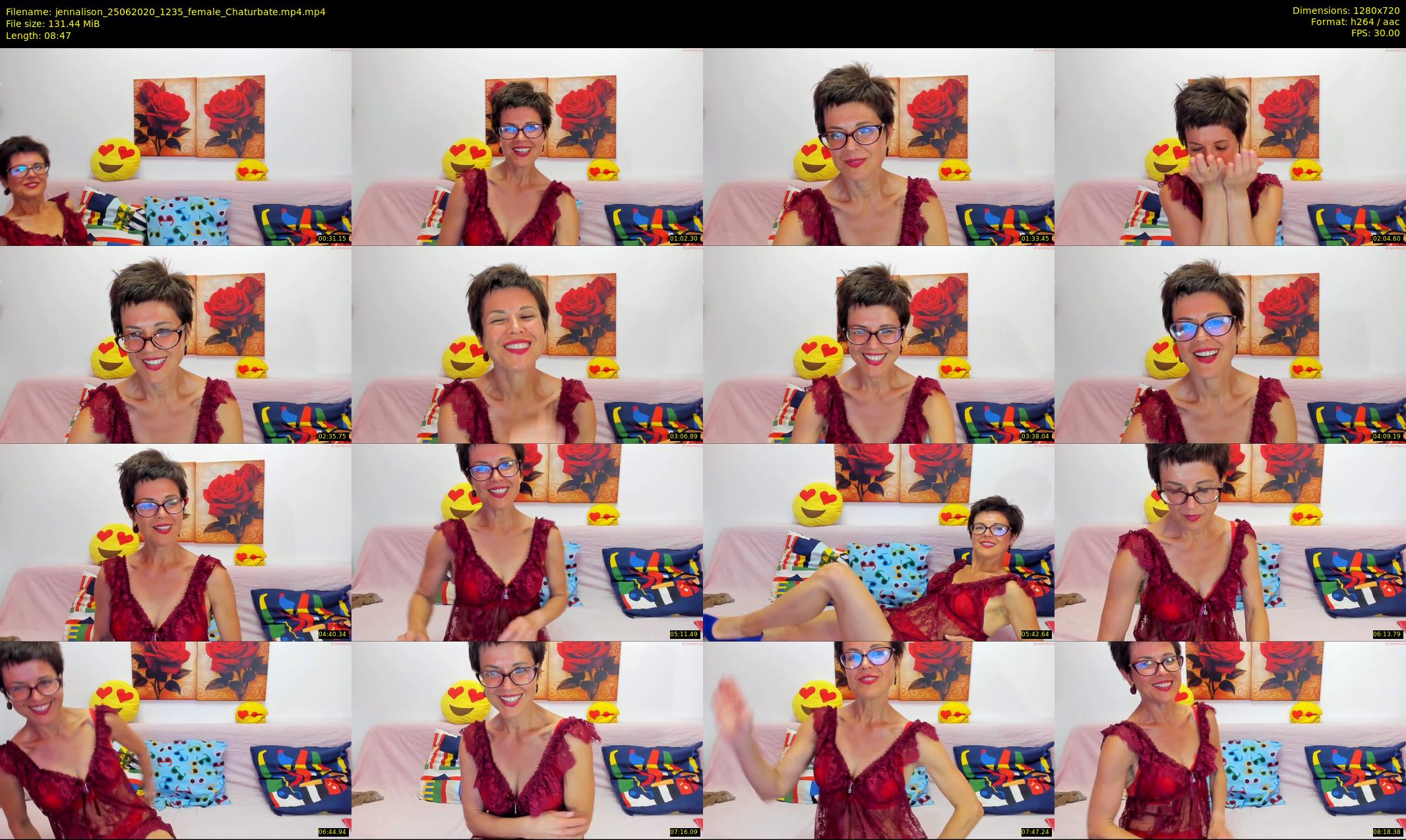 jennalison — 9 minute Chaturbate female cam show recording, 720p, Jun 25, 2020