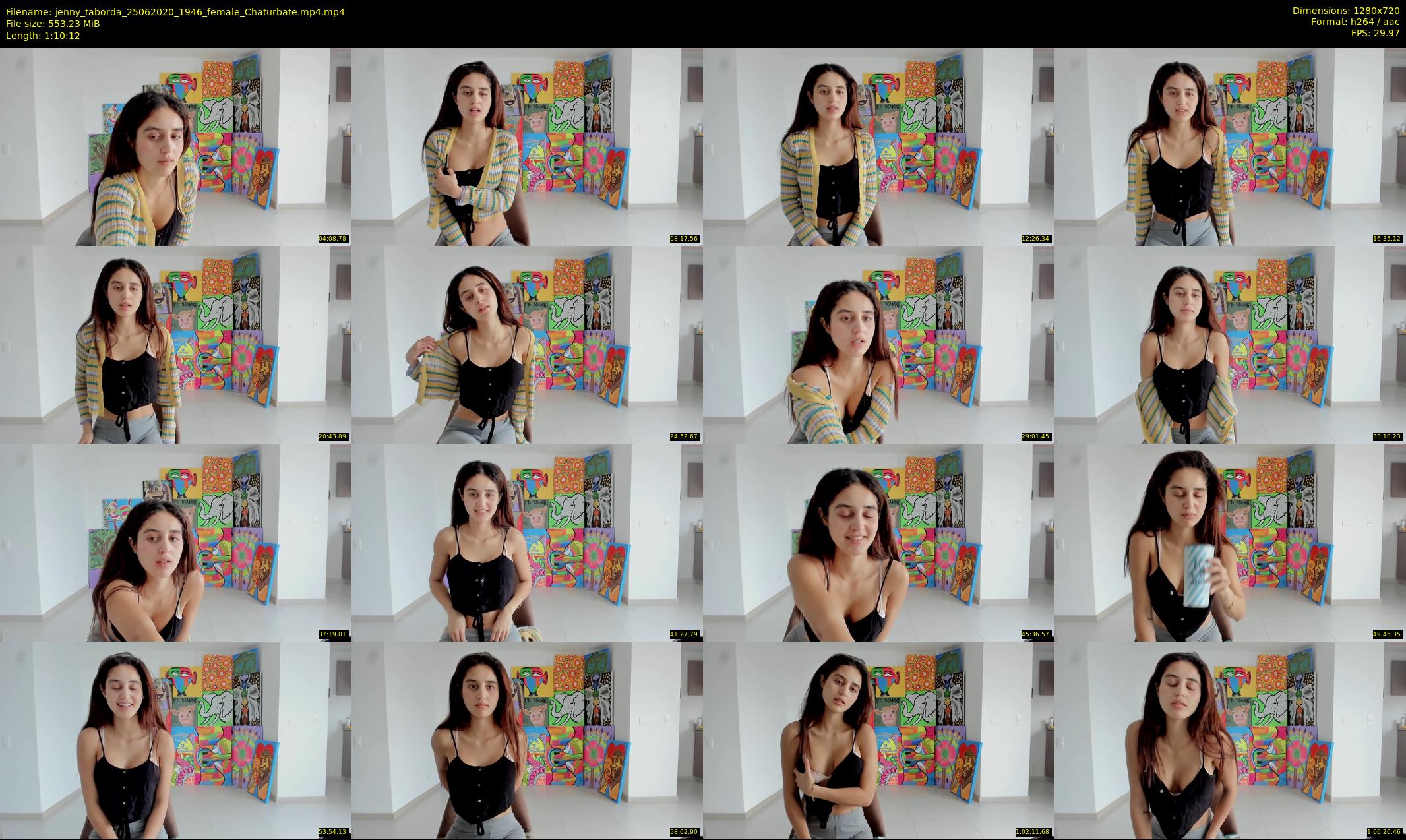 jenny_taborda — 71 minute Chaturbate female cam show recording, 720p, Jun 25, 2020
