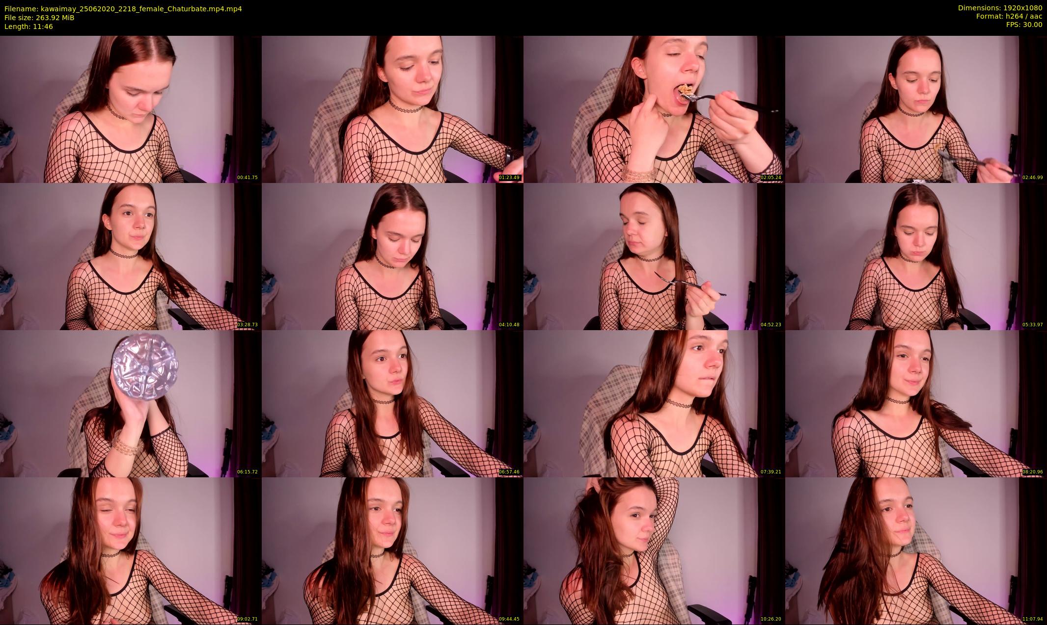kawaimay — 12 minute Chaturbate female cam show recording, 1080p, Jun 25, 2020