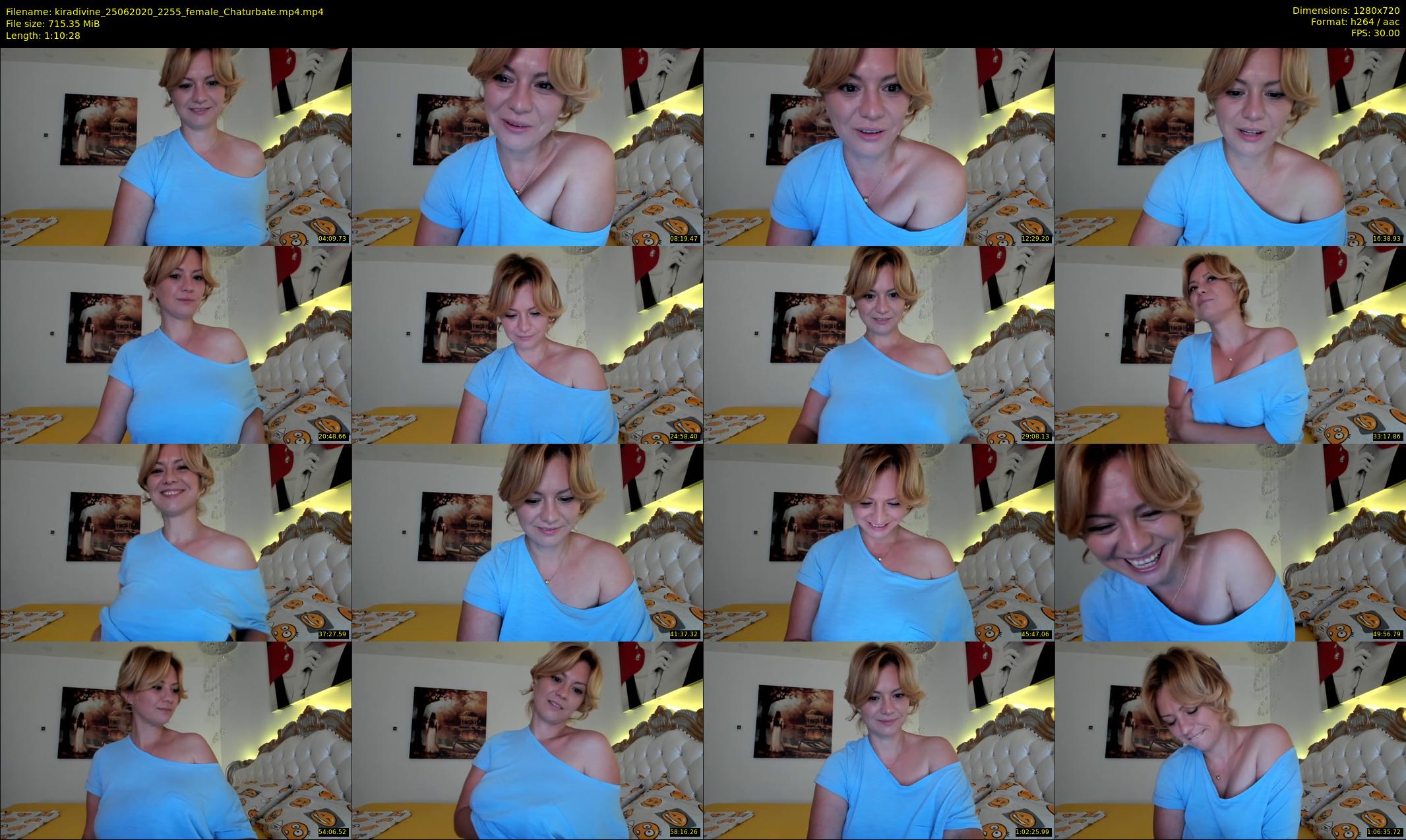 kiradivine — 71 minute Chaturbate female cam show recording, 720p, Jun 25, 2020