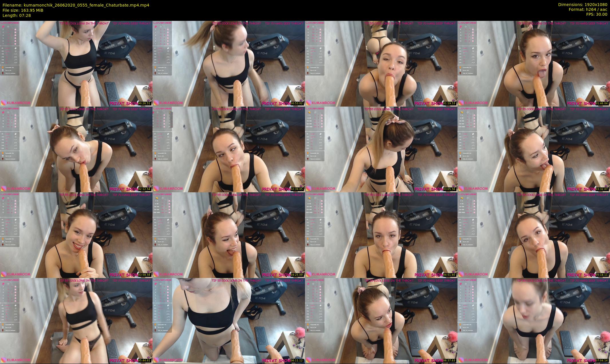 kumamonchik — 8 minute Chaturbate couple cam show recording, 1080p, Jun 26, 2020