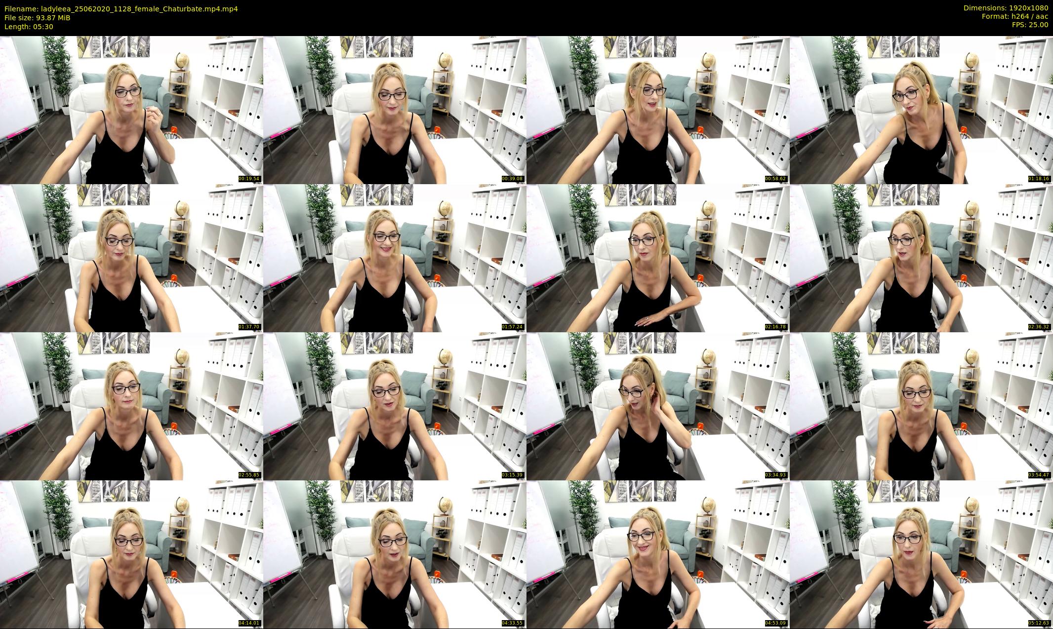 ladyleea — 6 minute Chaturbate female cam show recording, 1080p, Jun 25, 2020