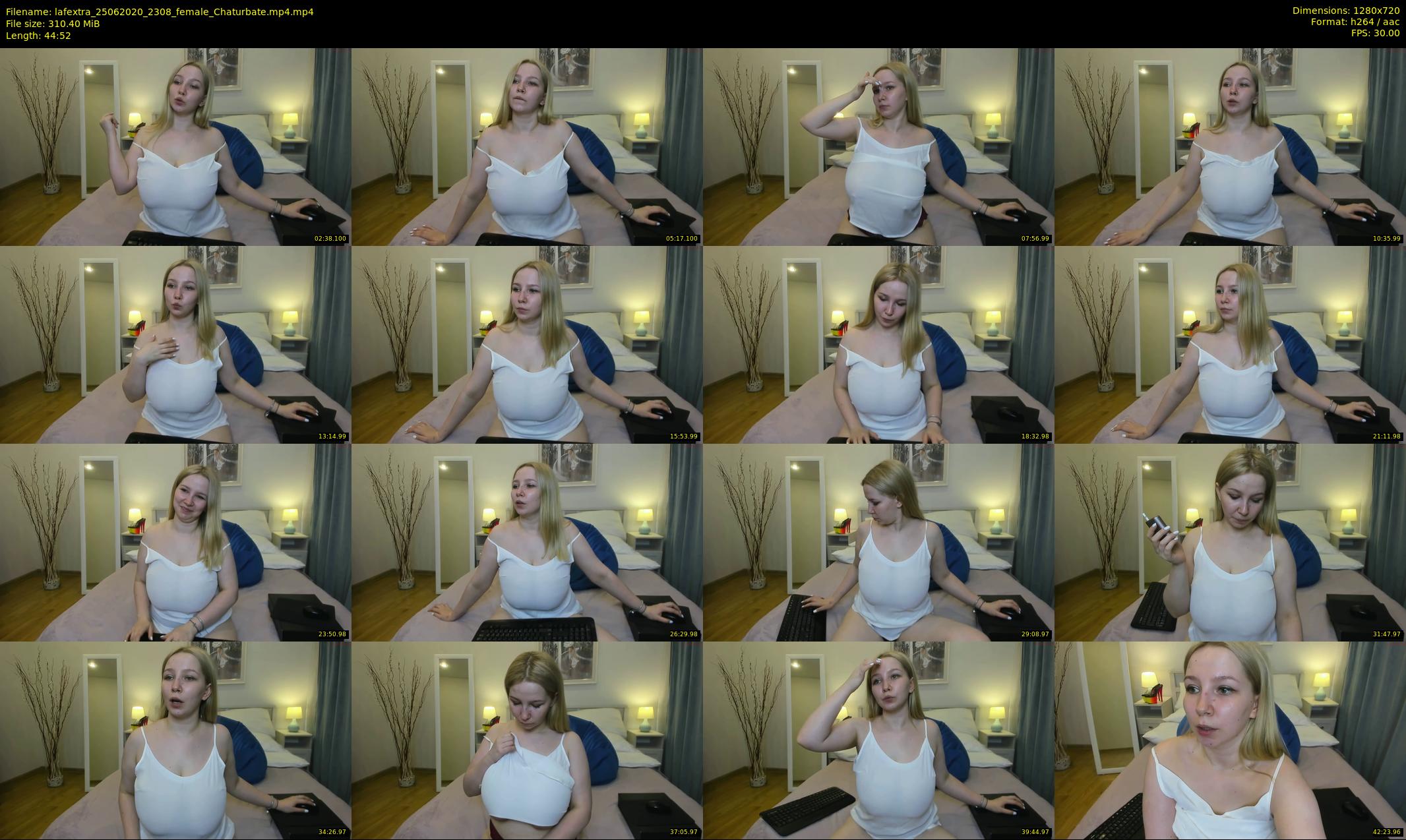 lafextra — 45 minute Chaturbate female cam show recording, 720p, Jun 25, 2020