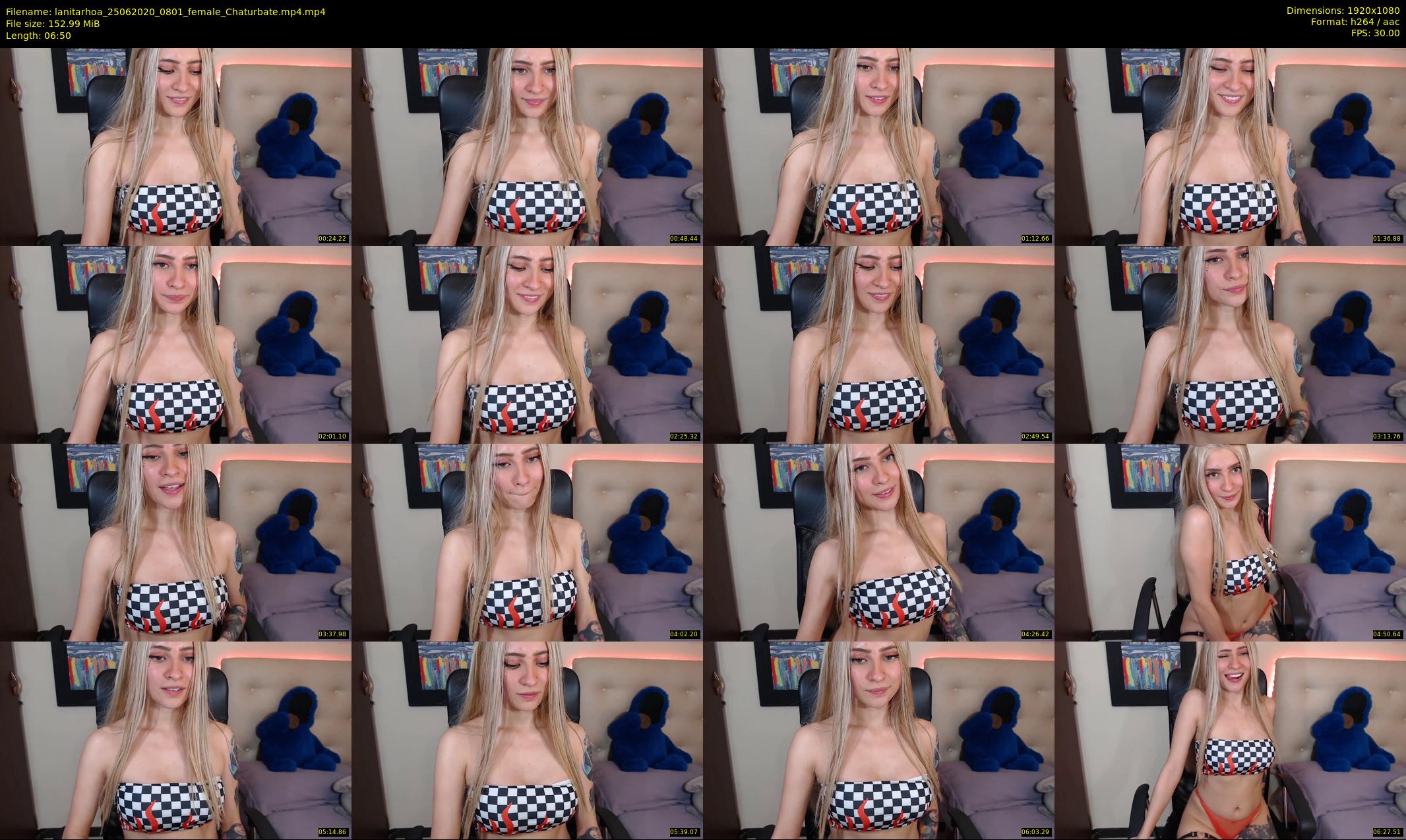 lanitarhoa — 7 minute Chaturbate female cam show recording, 1080p, Jun 25, 2020