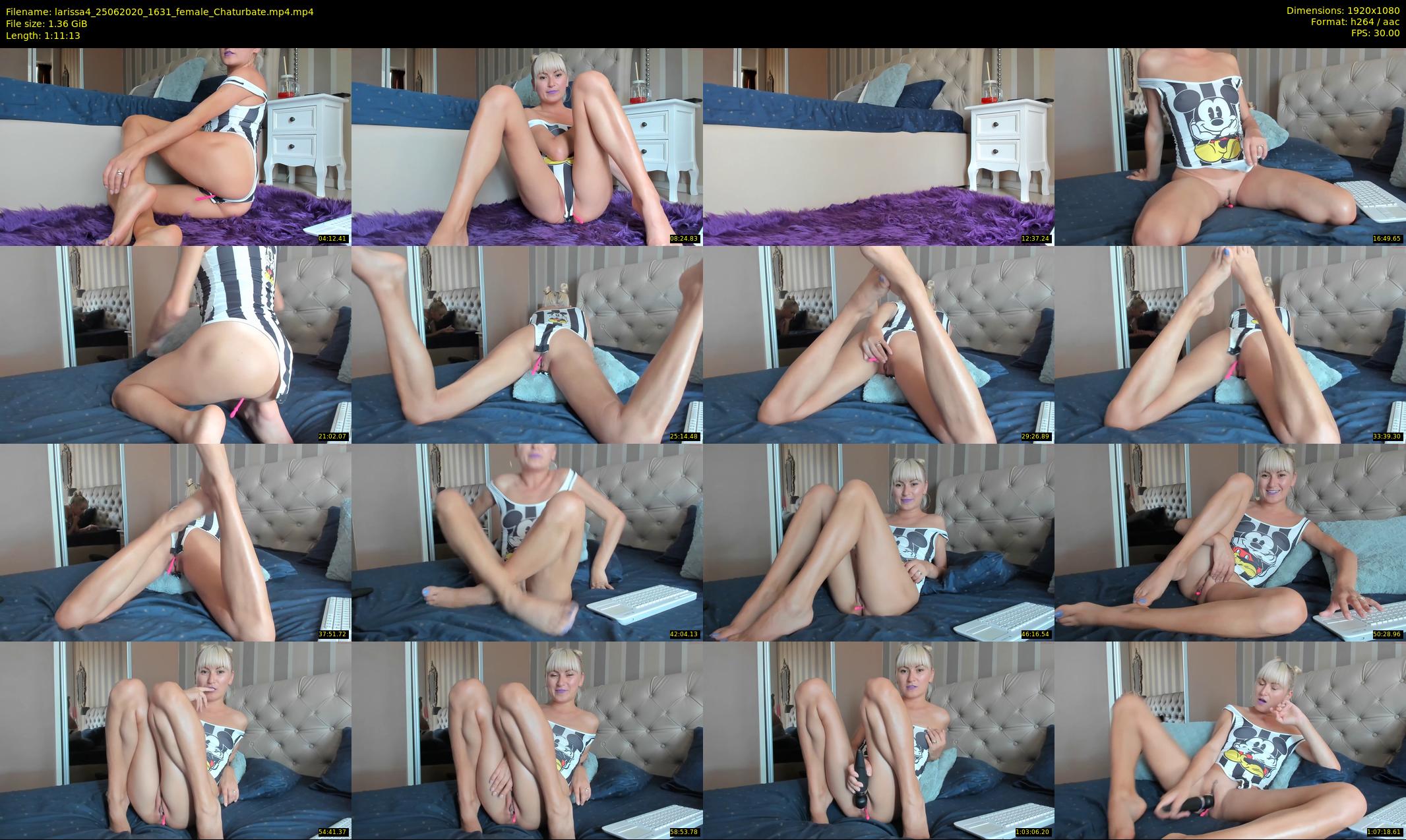 larissa4 — 72 minute Chaturbate female cam show recording, 1080p, Jun 25, 2020