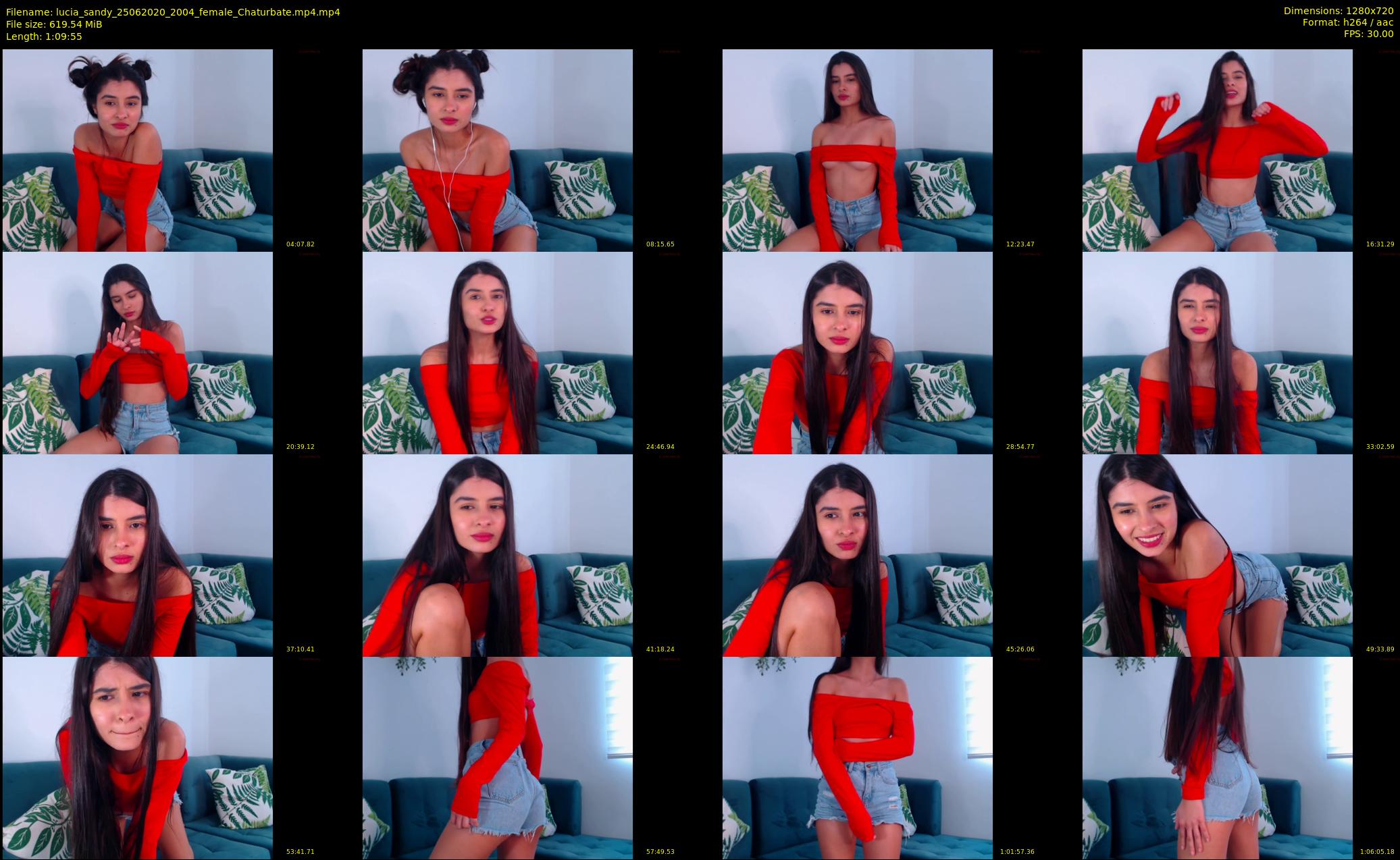 lucia_sandy — 70 minute Chaturbate female cam show recording, 720p, Jun 25, 2020