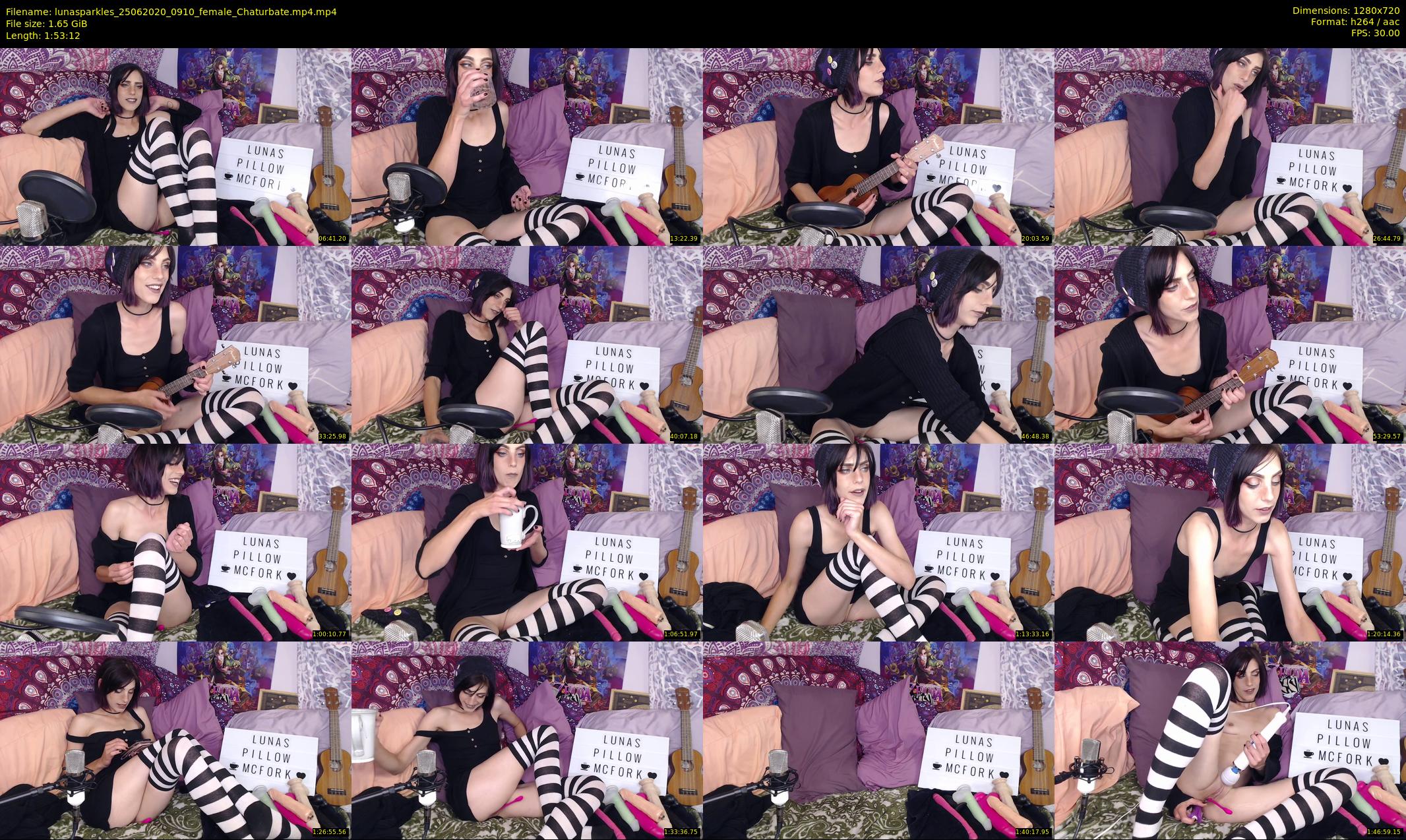lunasparkles — 114 minute Chaturbate female cam show recording, 720p, Jun 25, 2020