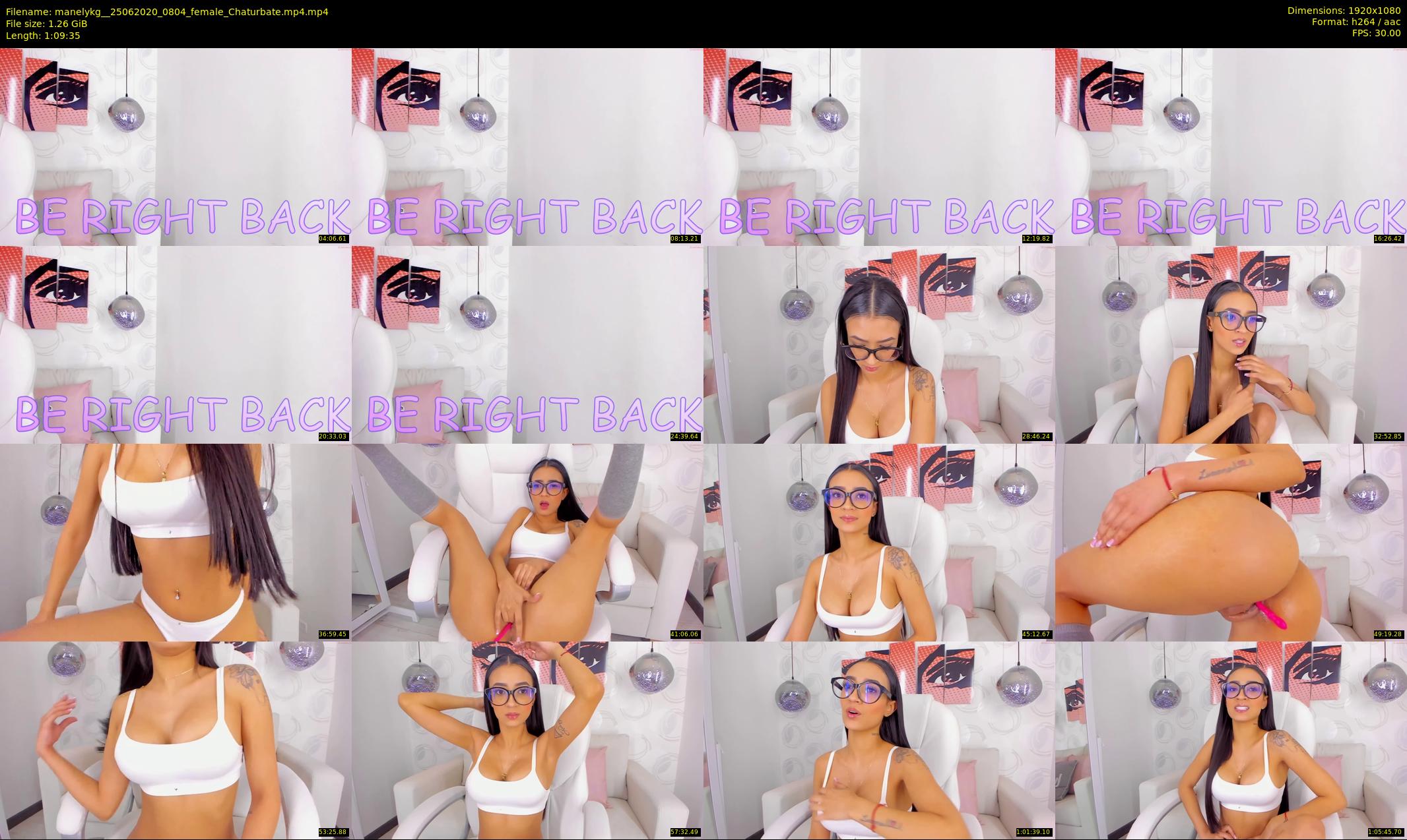 manelykg_ — 70 minute Chaturbate female cam show recording, 1080p, Jun 25, 2020