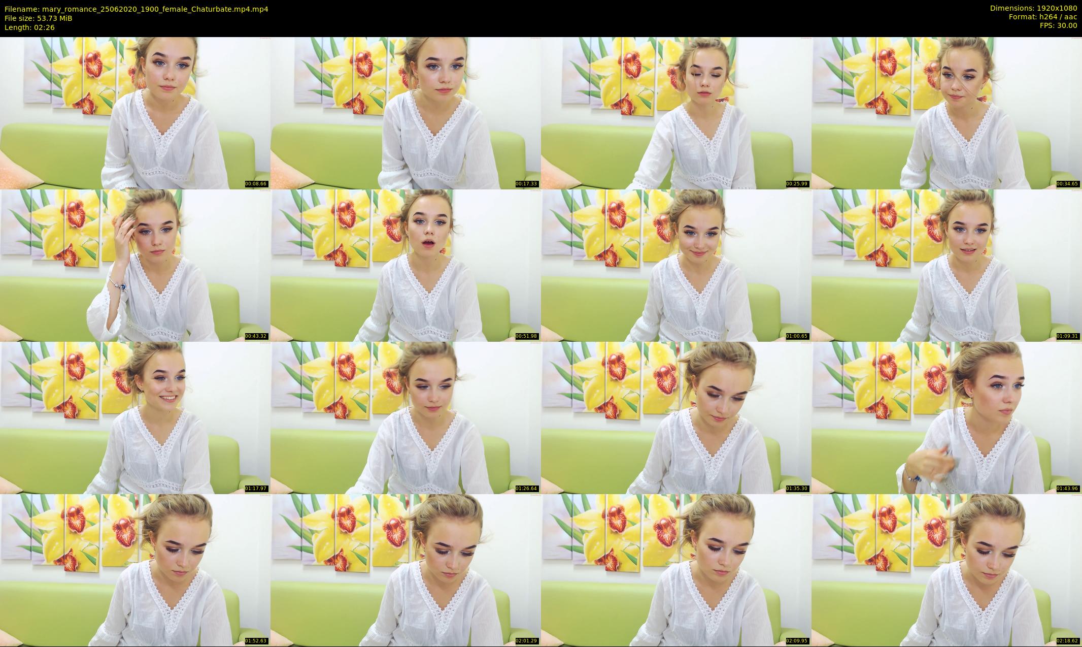 mary_romance — 3 minute Chaturbate female cam show recording, 1080p, Jun 25, 2020