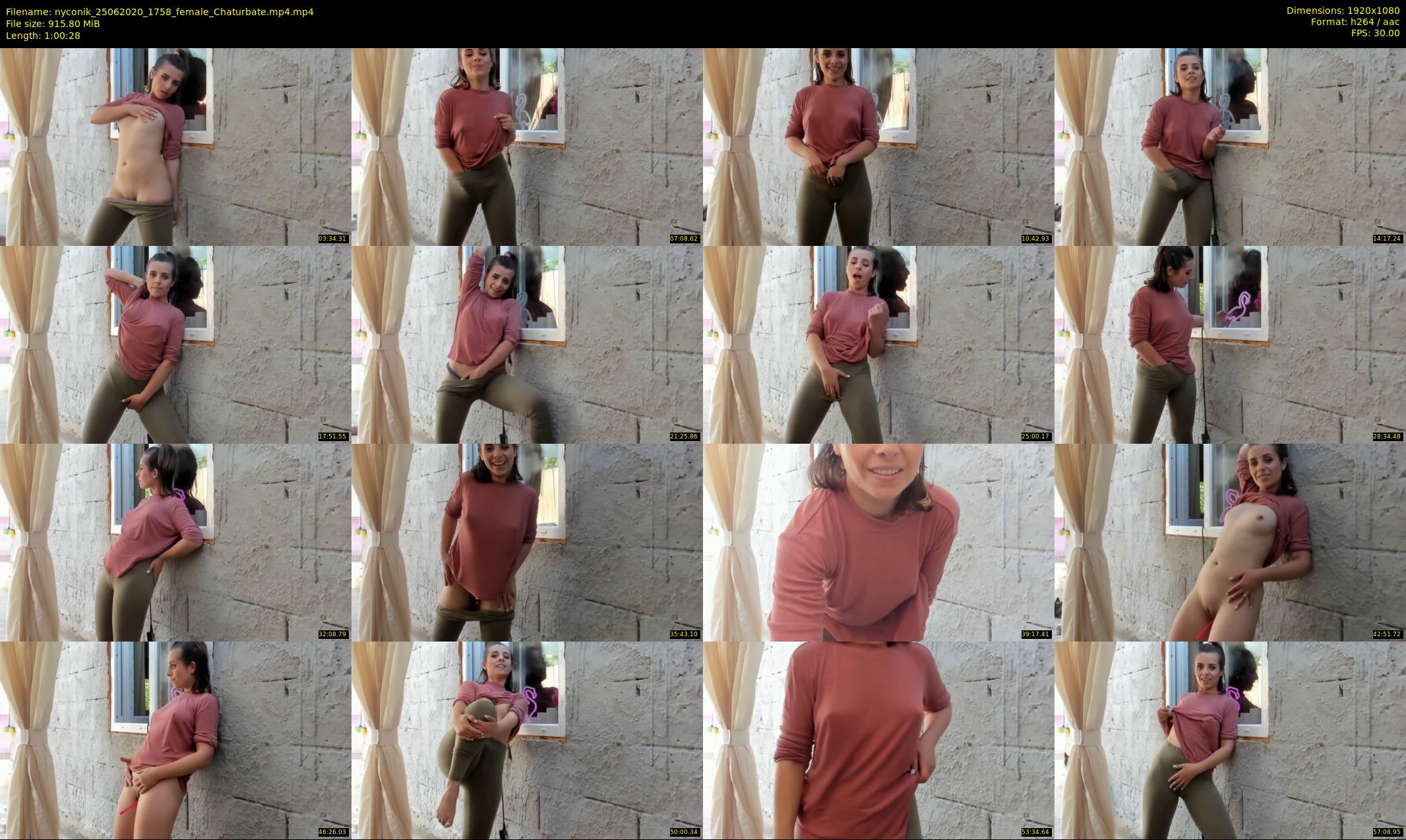 nyconik — 61 minute Chaturbate female cam show recording, 1080p, Jun 25, 2020