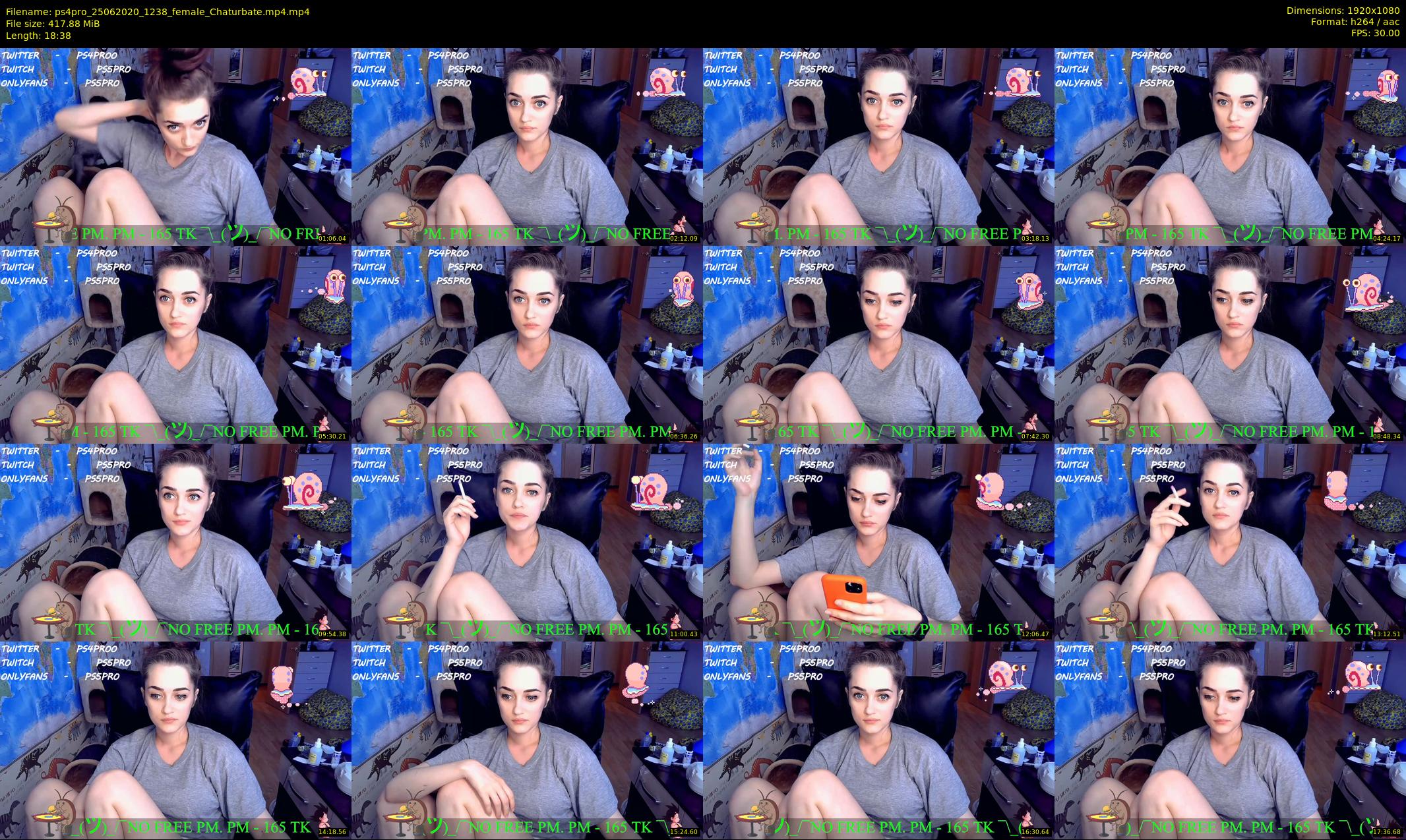 ps4pro — 19 minute Chaturbate female cam show recording, 1080p, Jun 25, 2020