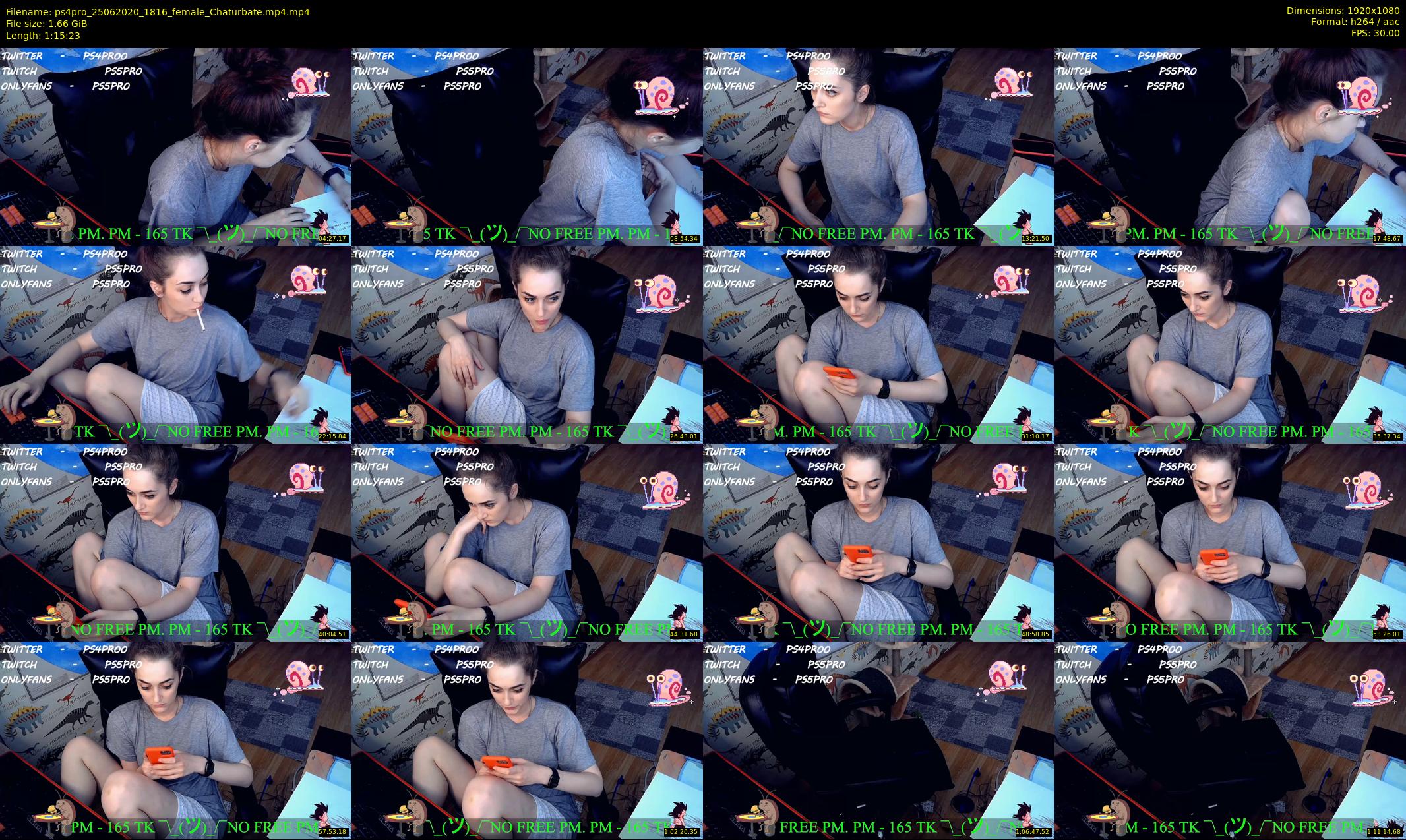 ps4pro — 76 minute Chaturbate female cam show recording, 1080p, Jun 25, 2020