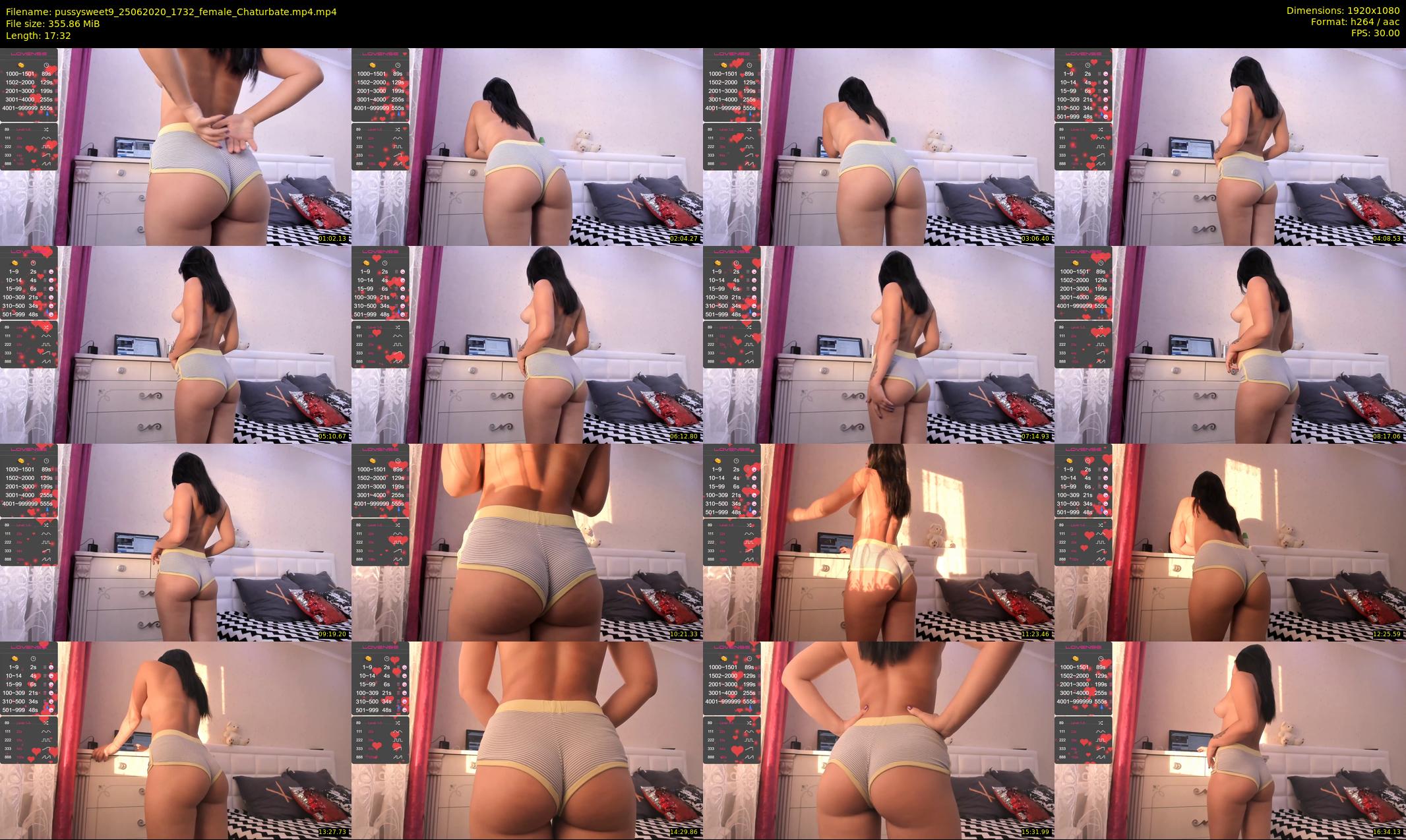 pussysweet9 — 18 minute Chaturbate female cam show recording, 1080p, Jun 25, 2020