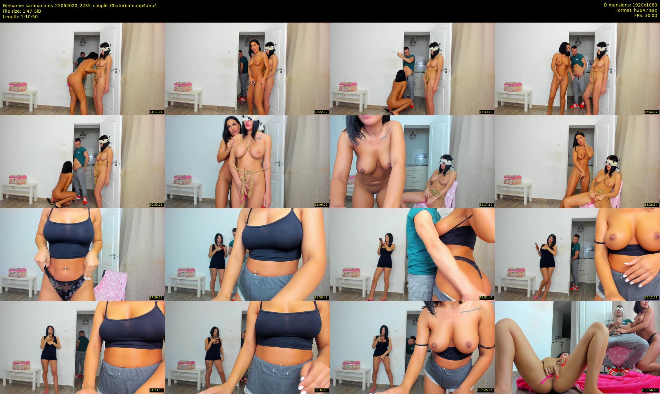 sarahadams — 71 minute Chaturbate female cam show recording, 1080p, Jun 25, 2020