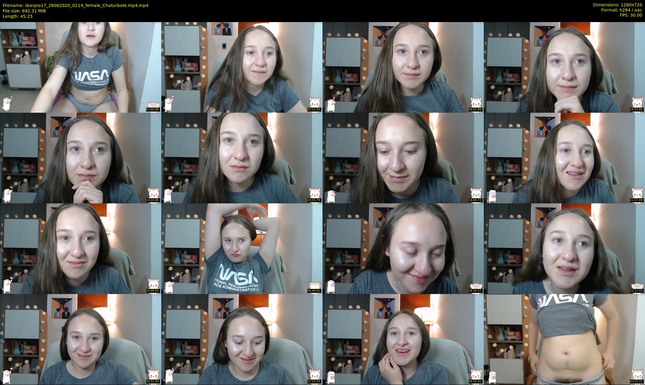 skarpio17 — 46 minute Chaturbate female cam show recording, 720p, Jun 26, 2020
