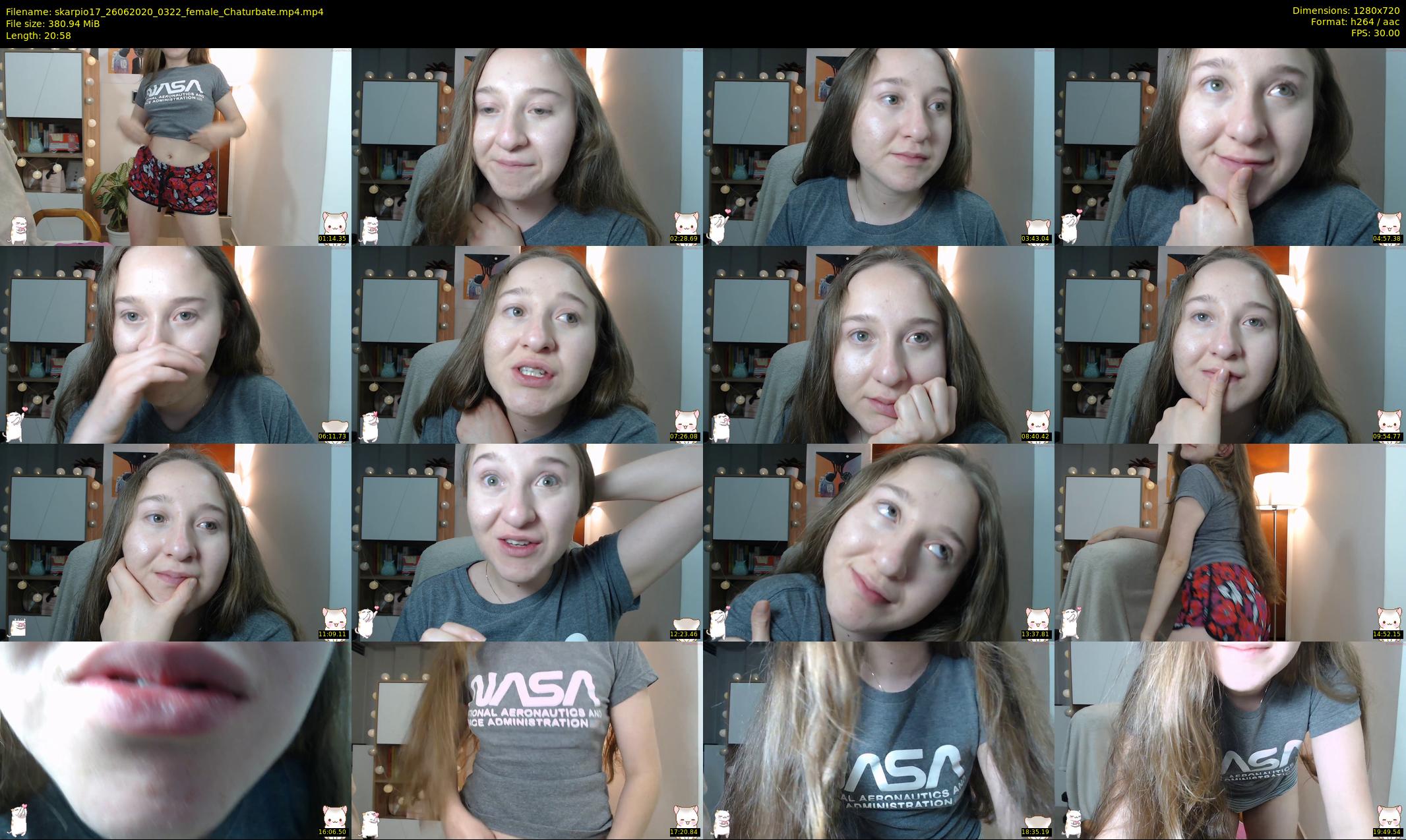 skarpio17 — 21 minute Chaturbate female cam show recording, 720p, Jun 26, 2020