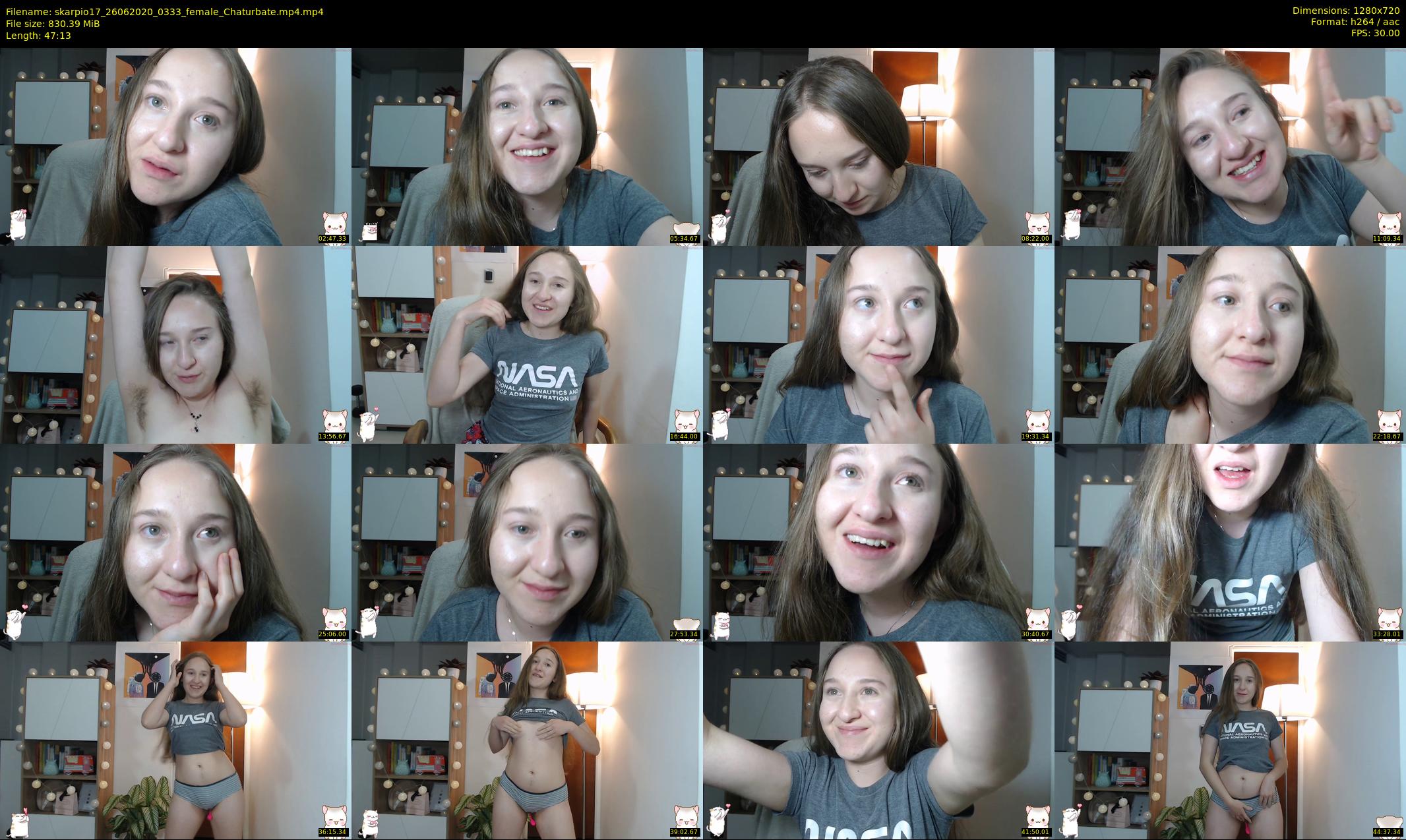 skarpio17 — 48 minute Chaturbate female cam show recording, 720p, Jun 26, 2020