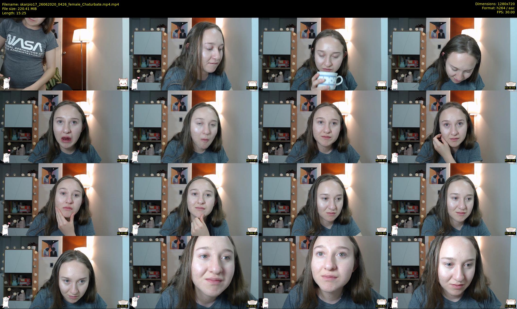 skarpio17 — 16 minute Chaturbate female cam show recording, 720p, Jun 26, 2020