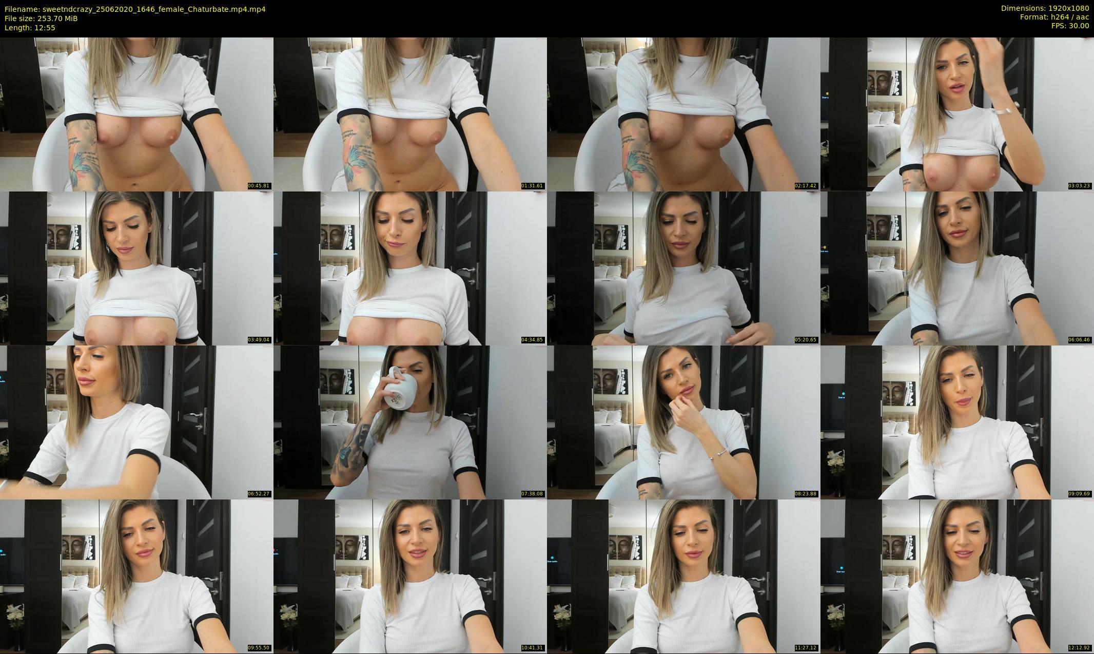 sweetndcrazy — 13 minute Chaturbate female cam show recording, 1080p, Jun 25, 2020