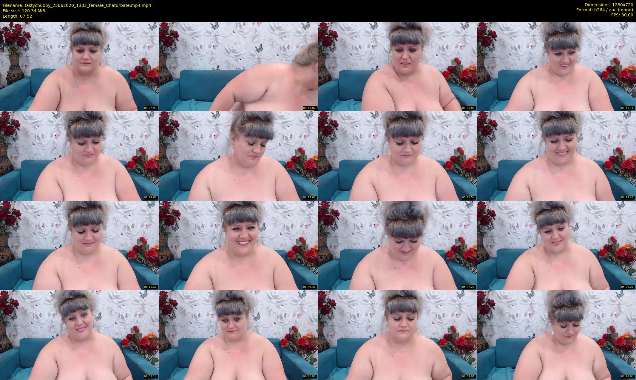 tastychubby — 8 minute Chaturbate female cam show recording, 720p, Jun 25, 2020