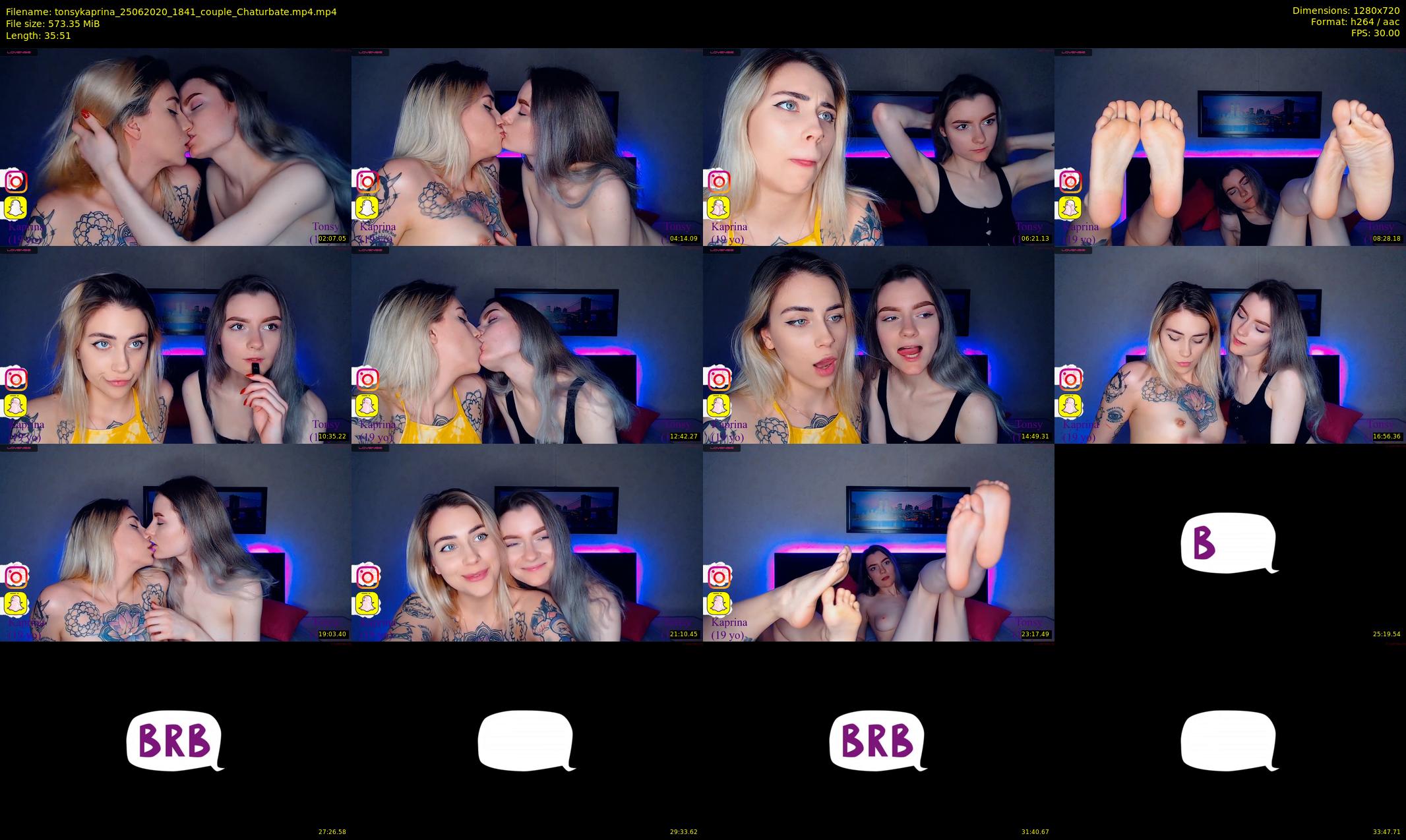 tonsykaprina — 36 minute Chaturbate couple cam show recording, 720p, Jun 25, 2020
