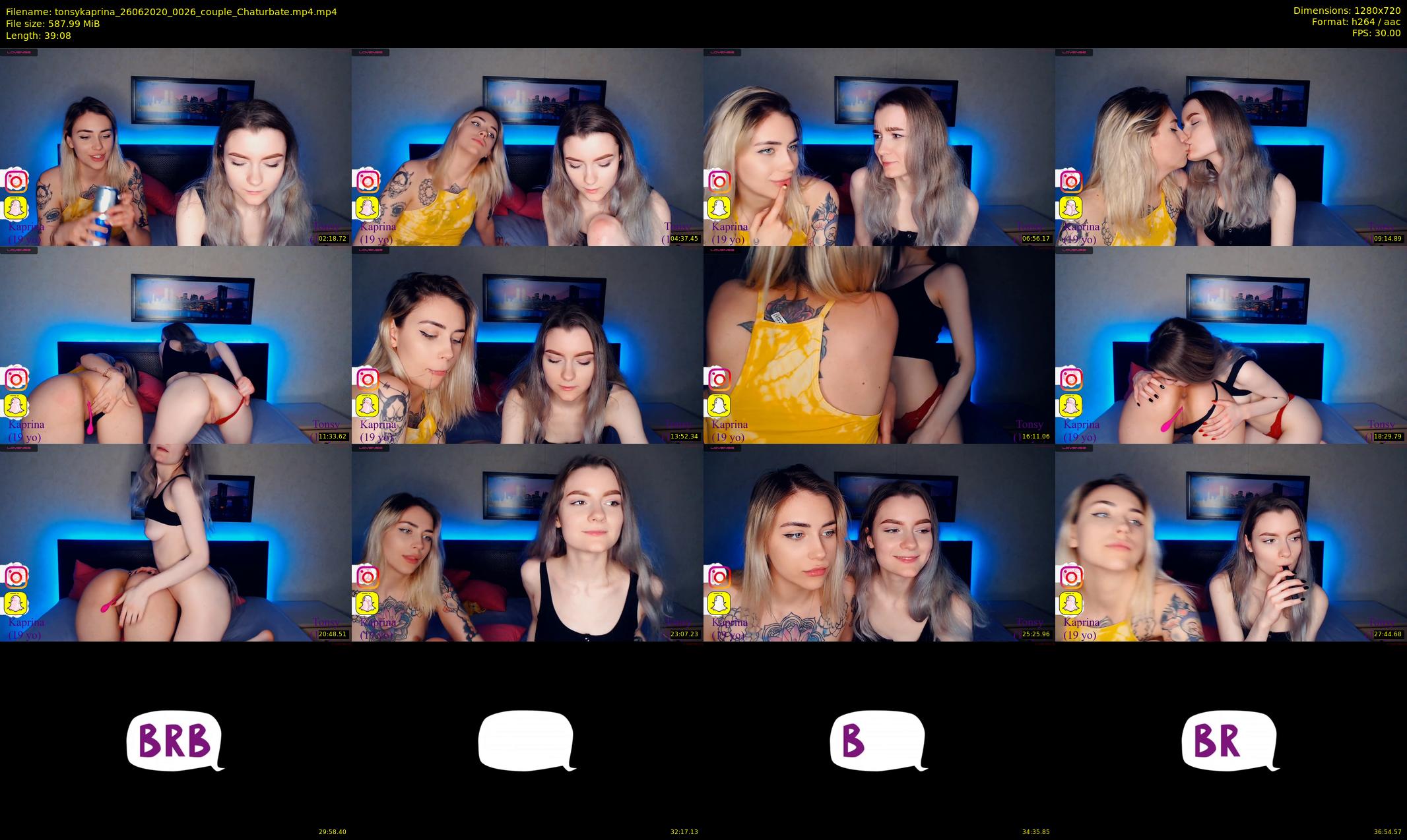 tonsykaprina — 40 minute Chaturbate couple cam show recording, 720p, Jun 26, 2020
